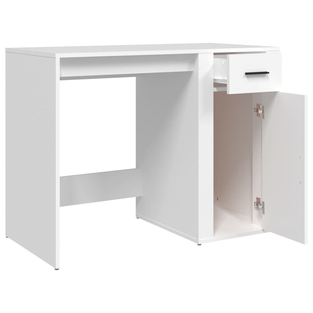 Holzwerkstoff cm furnicato 100x49x75 Schreibtisch Weiß