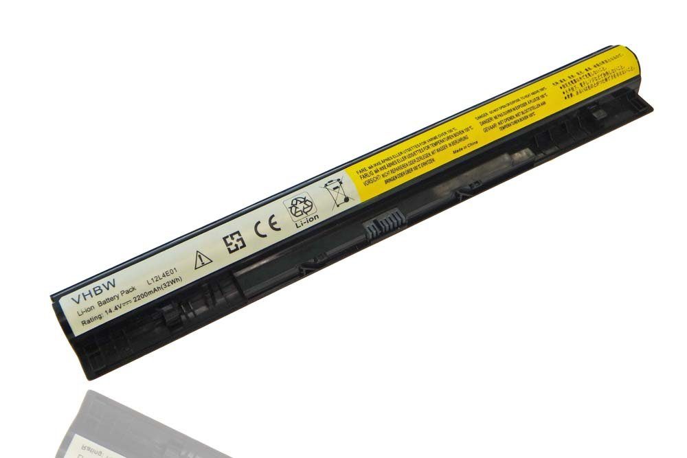 vhbw kompatibel mit Lenovo Eraser Z70, Z50-70, Z70-80, Z70-70, Z40-75, Z50 Laptop-Akku Li-Ion 2200 mAh (14,8 V)