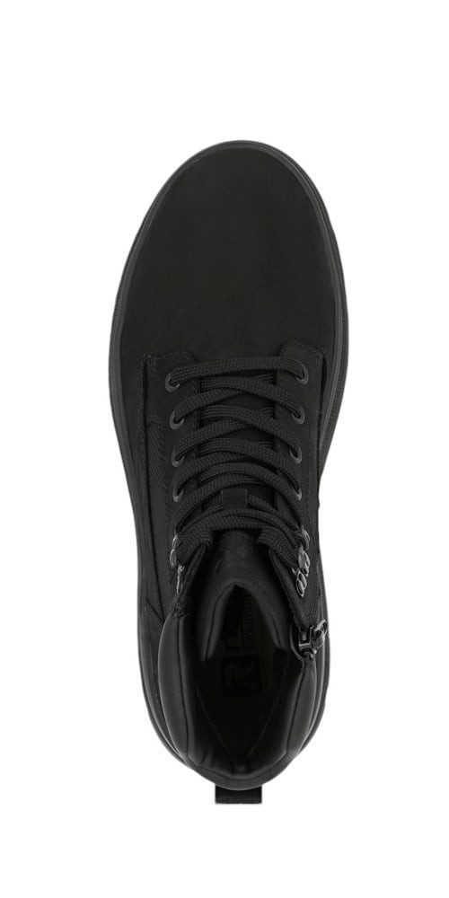 Rieker Winterschuhe U1270-00 (Schnürstiefel mit Innenfutter, Rauleder) Winterstiefel