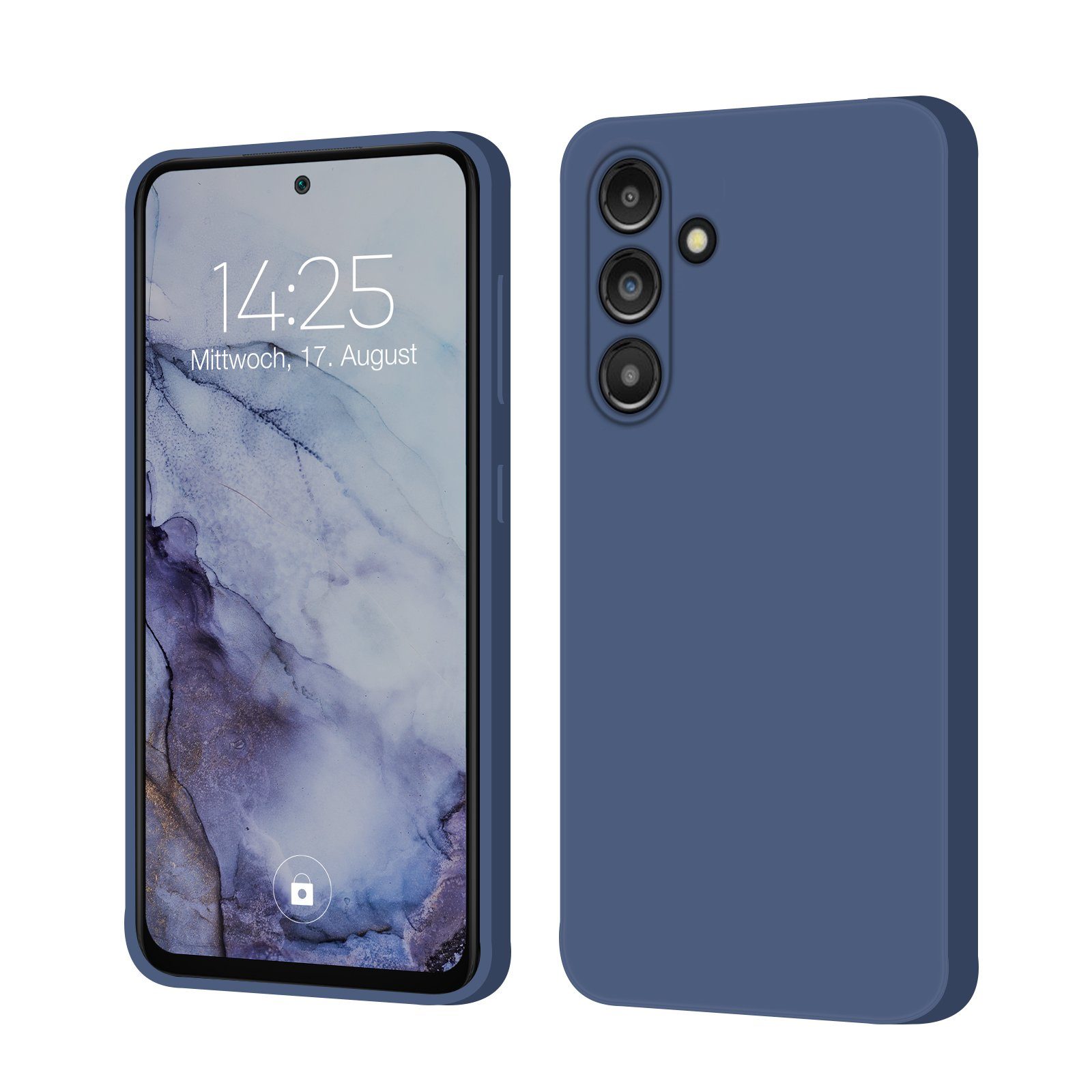 Tec-Expert Handyhülle Handy Hülle für Samsung Galaxy A54 5G, Cover Bumper Case viele Farben wahlweise mit Glas