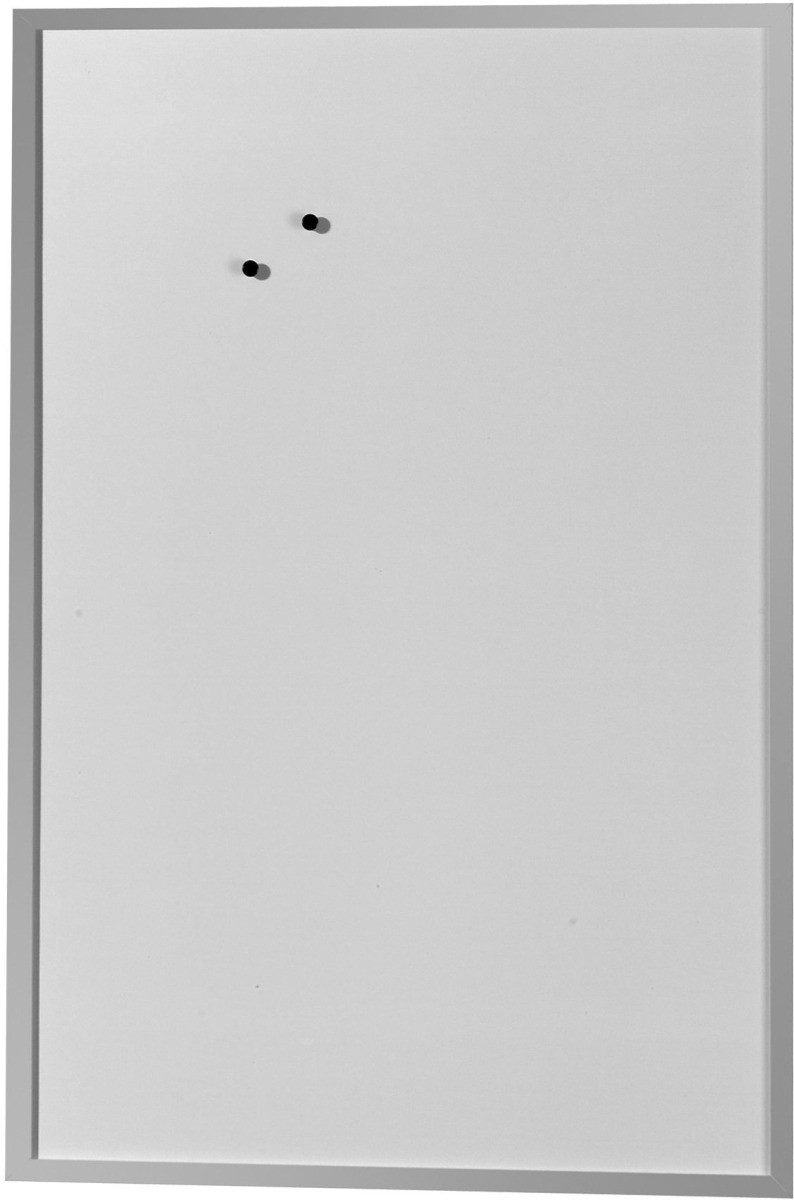 Herlitz Magnettafel Whiteboard 60x80cm beschriftbar Holzrahmen silber