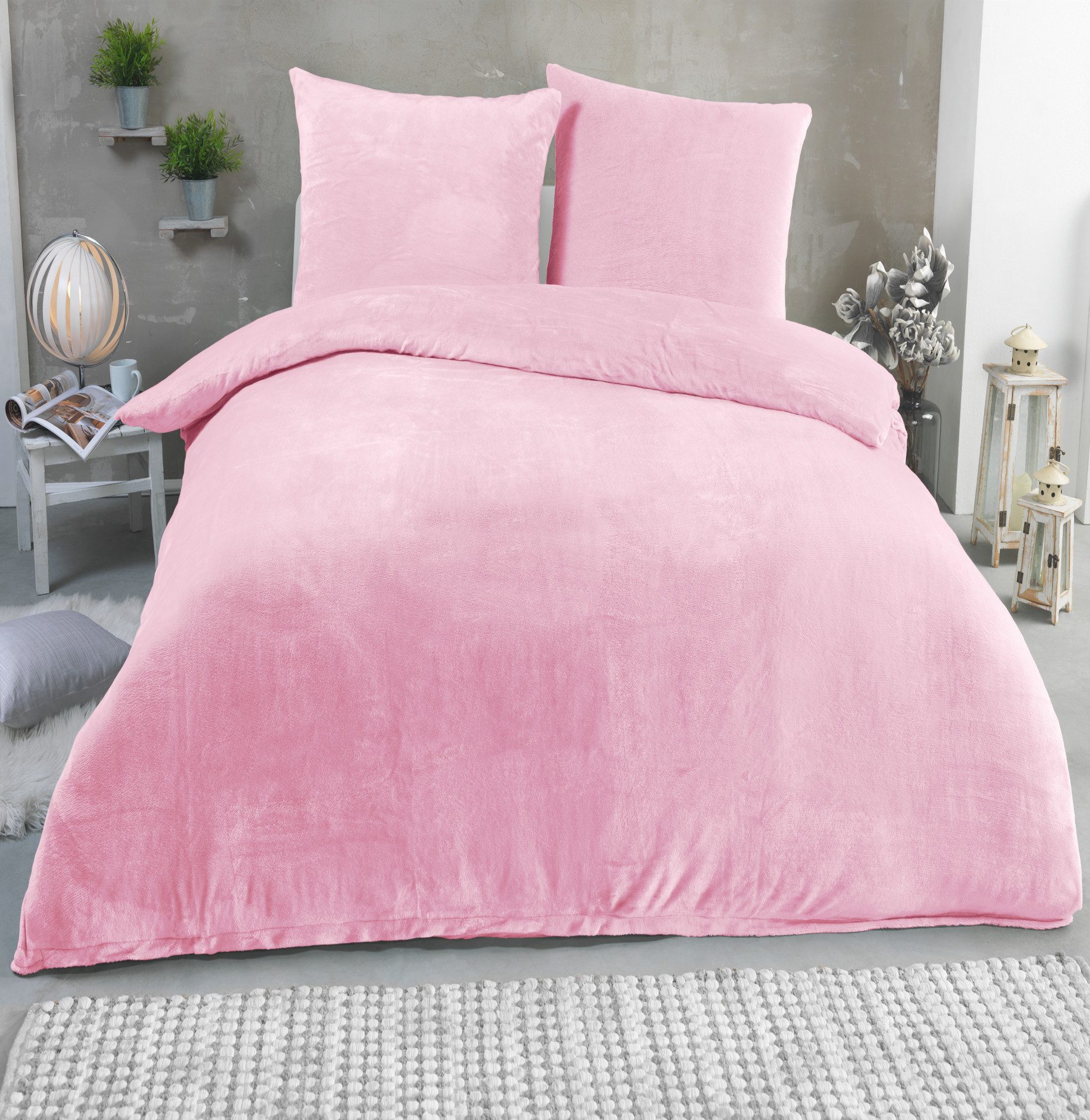 Malika Bettwäsche 200x200 + 2x 80x80 cm Cashmere Touch Bettwäsche, atmungsa günstig online kaufen