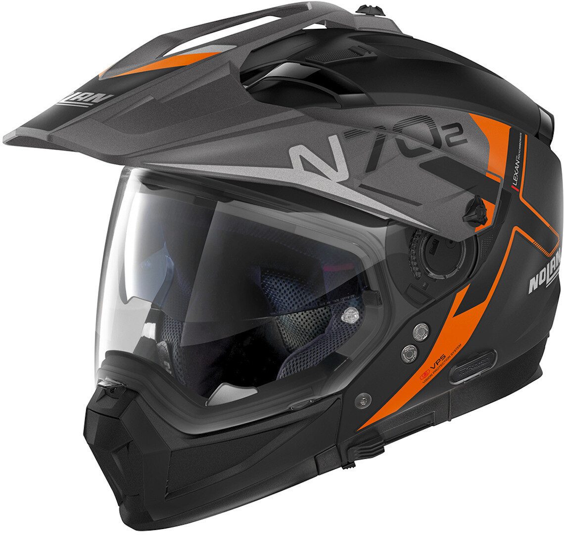 NOLAN Motocrosshelm N70-2 X Bungee N-Com Helm, vorbereitet für Kommunikationssystem,Notfallsystem-Polsterung (EQ