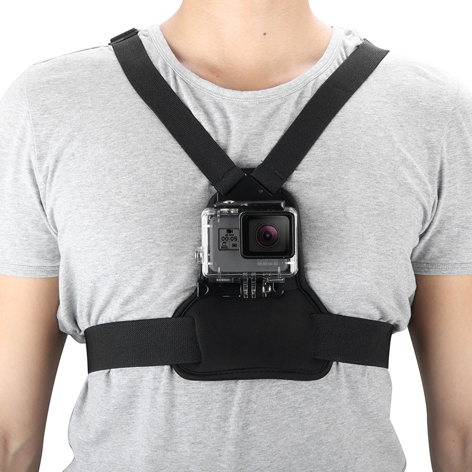 für GoPro Chest Harness Actioncam Zubehör zB ayex Sportaufnahmen Brustgurt-Halterung Mount