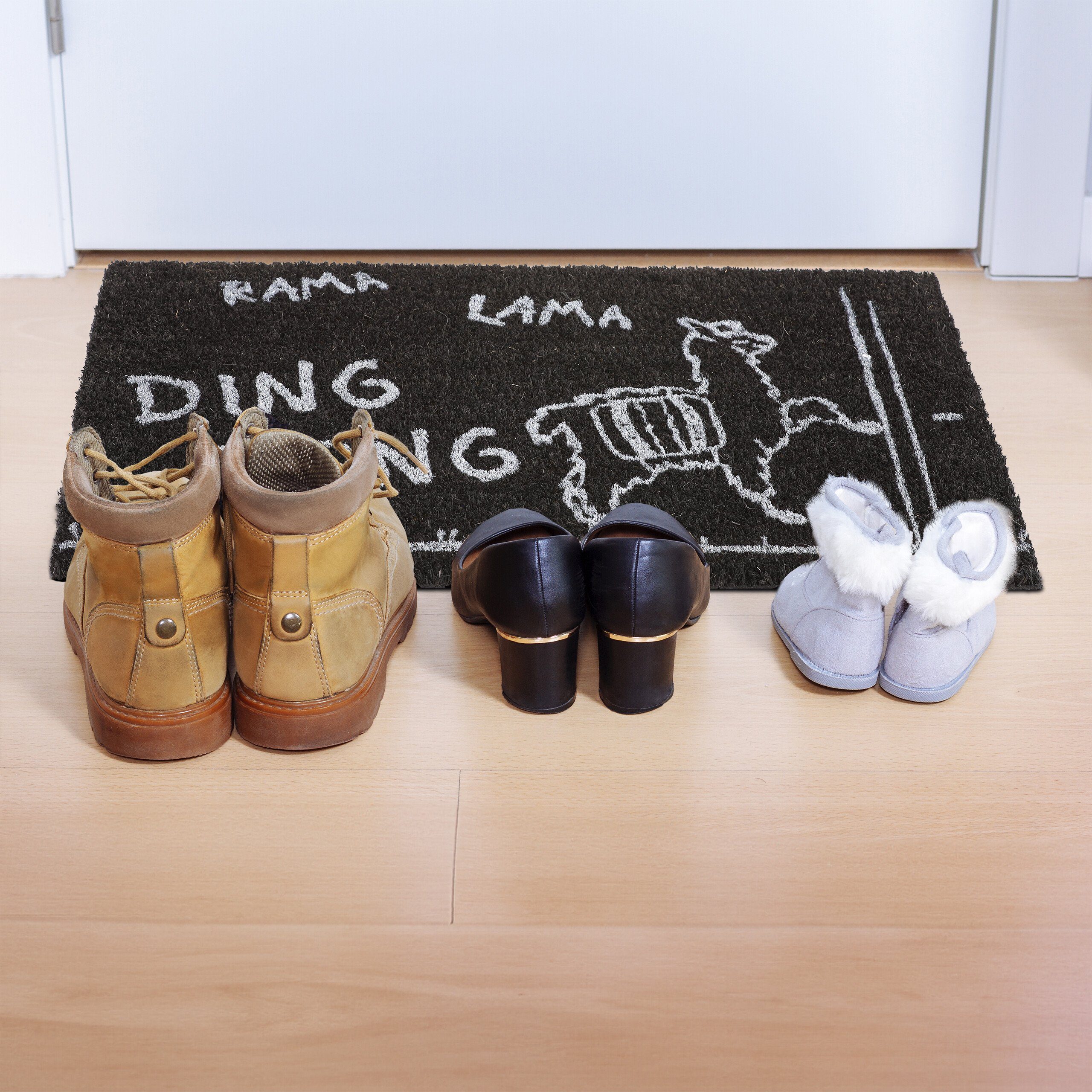 relaxdays Fußmatte Lama, Höhe: 15 mm günstig online kaufen