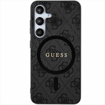 Guess Smartphone-Hülle Guess Samsung Galaxy S24 4G Collection Leather Metal Logo MagSafe Case