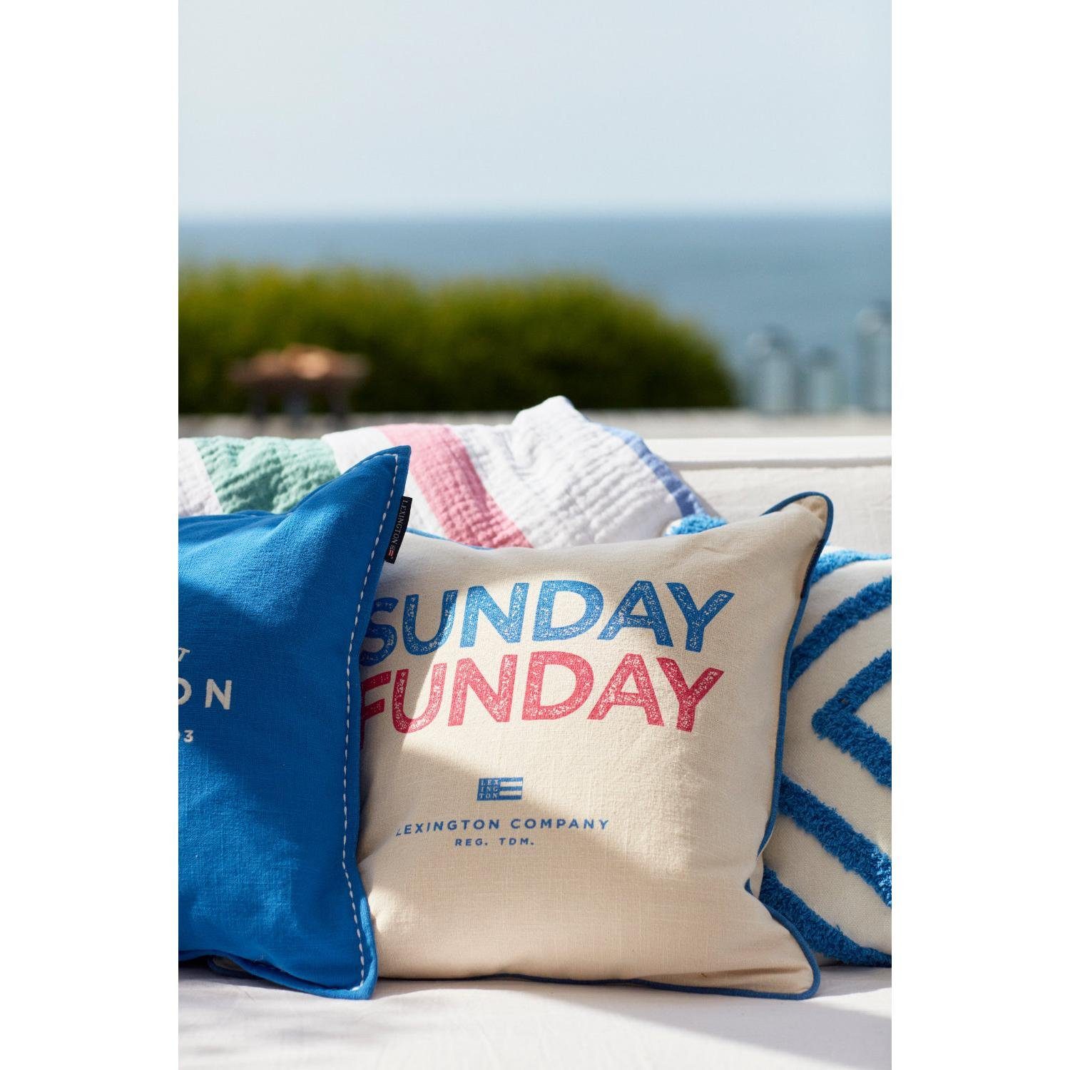 LEXINGTON Canvas (50x50), Printed Lexington Cotton Kissenhülle Kissenbezug Sunday Funday