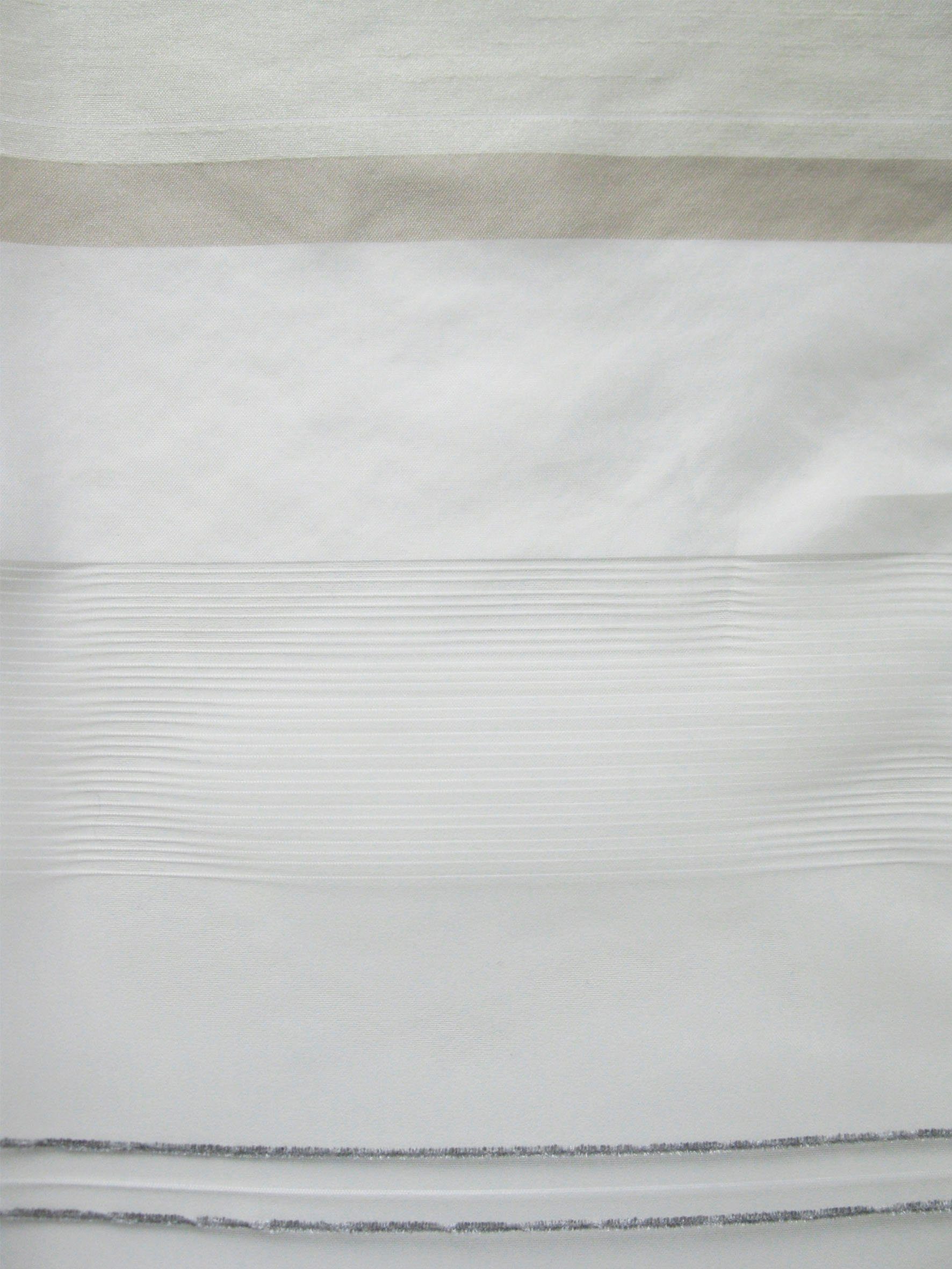 Gardine Horizon, ELBERSDRUCKE, Ösen (1 halbtransparent, St), Organza weiß