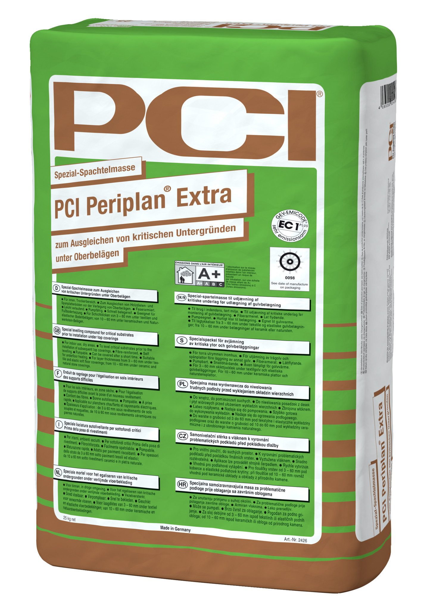 PCI Flächenspachtel PCI Periplan Extra 25 kg