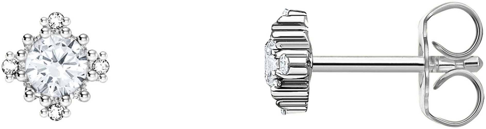 THOMAS SABO Paar Серьги-гвоздики Vintage mit Stein, H2311-051-14, H2311-643-11, H2311-995-10, mit Zirkonia (synth), Saphir (synth)