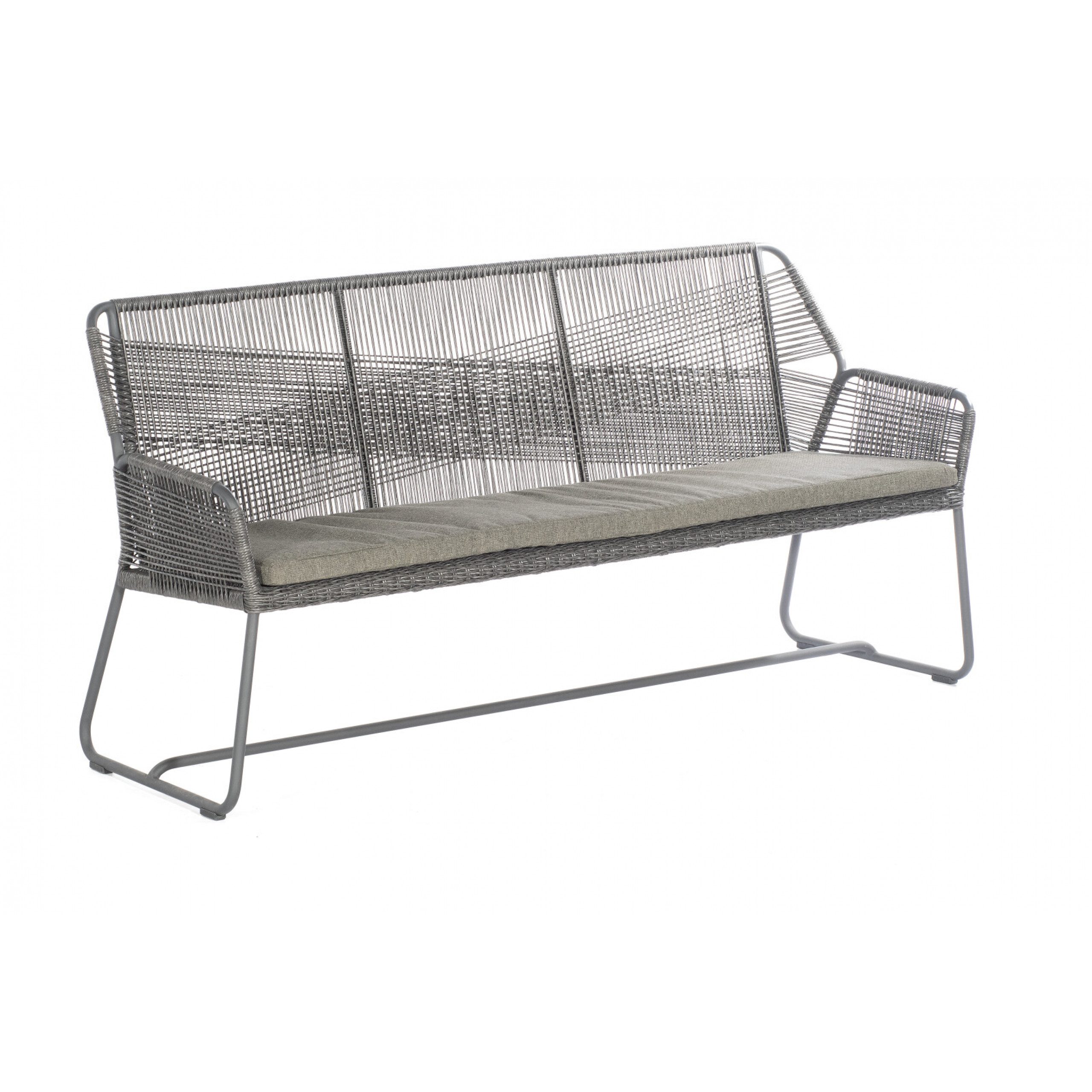 SonnenPartner Sitzbank Sonnenpartner Observer 3-Sitzer Gartenbank inkl. Sitzkissen