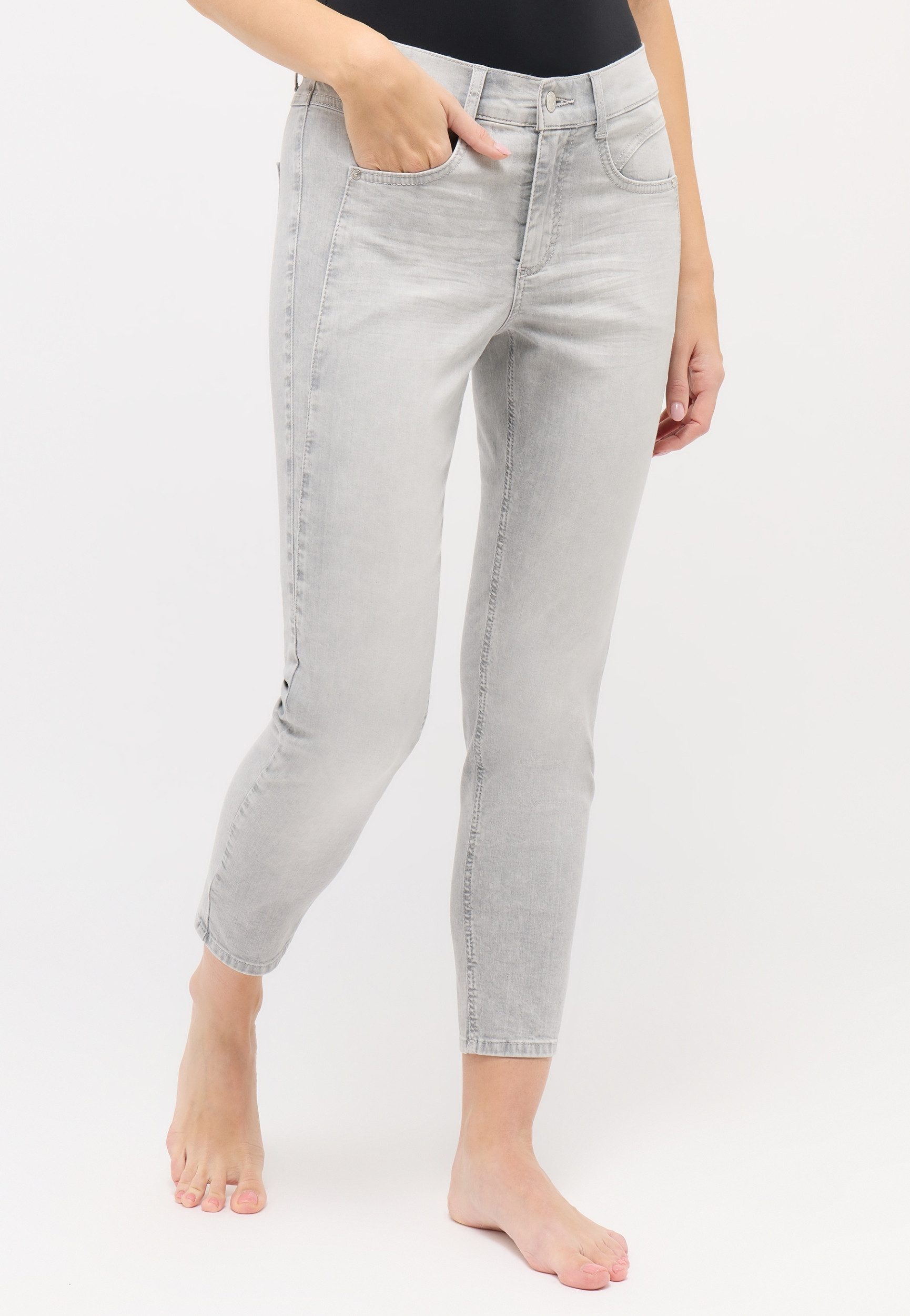 ANGELS 5-Pocket-Jeans ORNELLA SEAM light grey random used günstig online kaufen