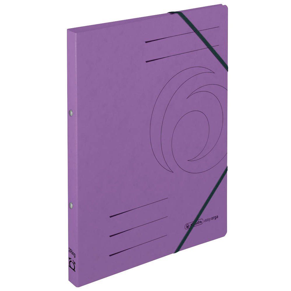 Herlitz Ringbuchmappe 1 Ringhefter Ringmappe A4 Quality - violett