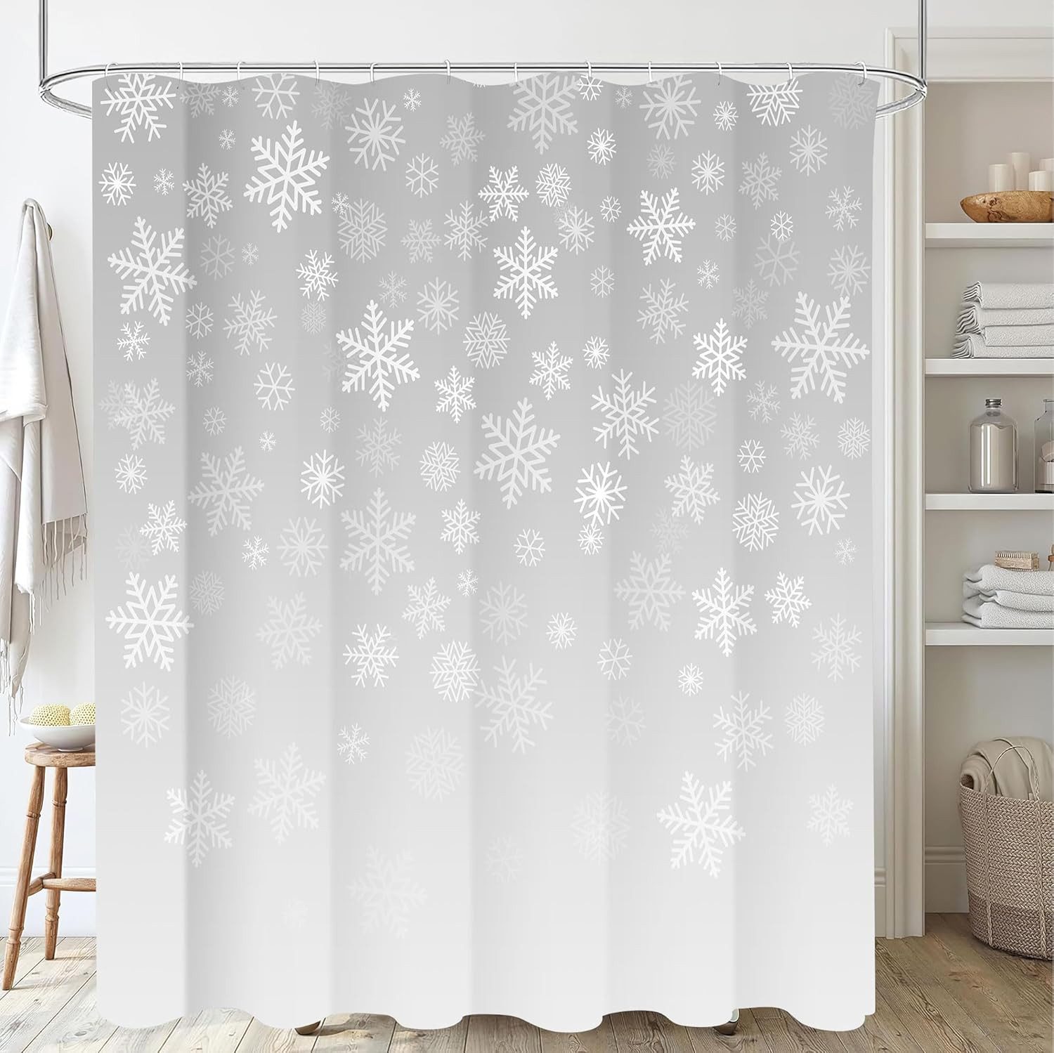 M&W DAS DESIGN Duschvorhang 180x200 Anti schimmel Waschbar Lustig Breite 180 cm