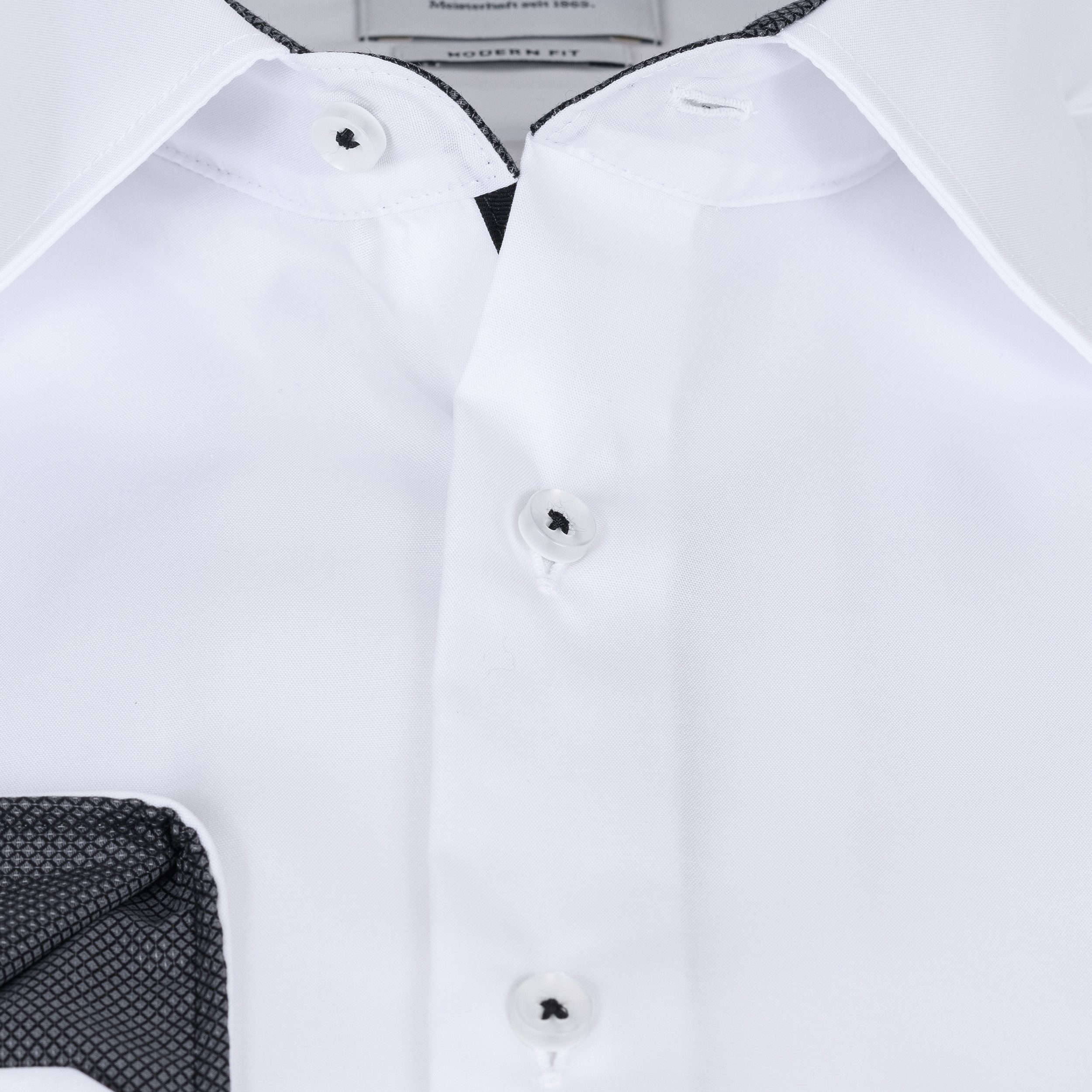 Eterna Businesshemd Modern Fit I Weiß I Bügelfrei I Dynamic Cotton™ Regular günstig online kaufen