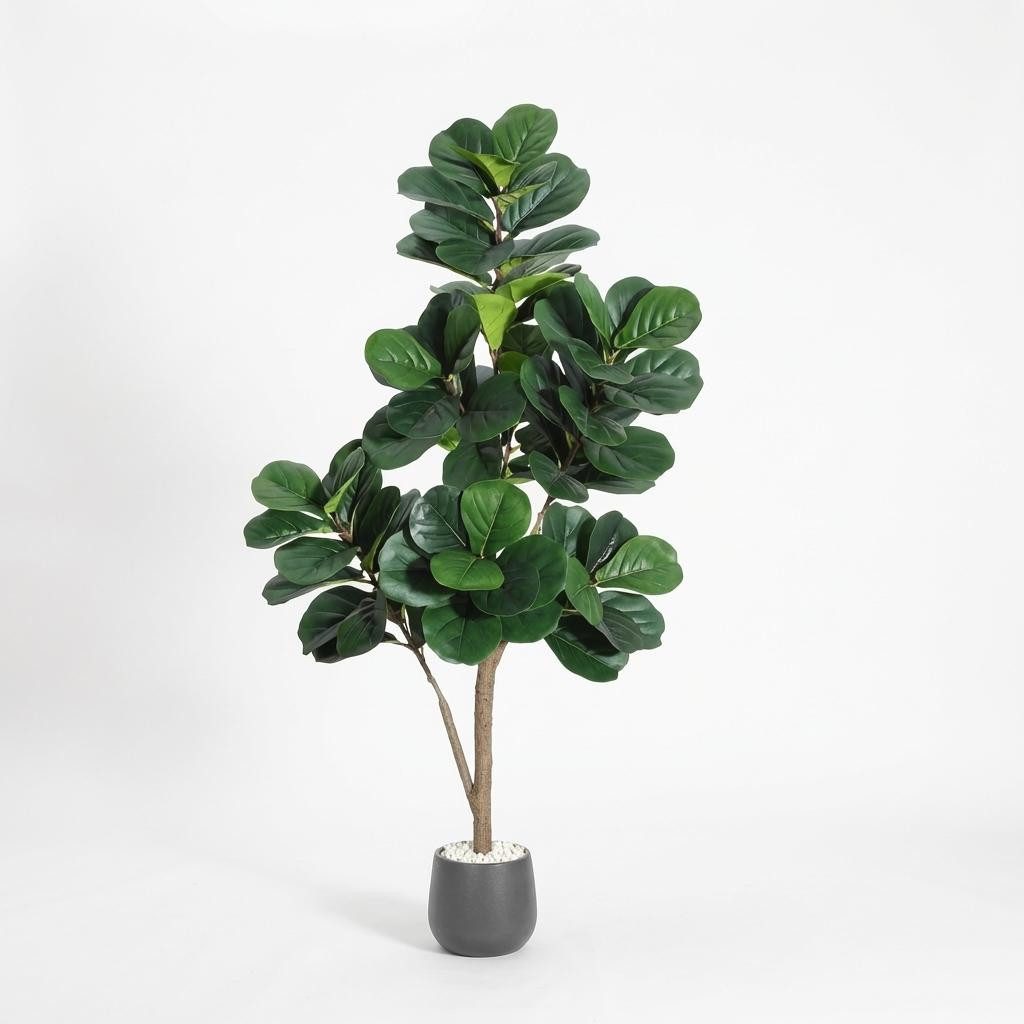 Kunstbaum Künstlicher Geigenblatt-Feigenbaum, Kunstpflanzen,künstlicher Baum, GarveeMore, Höhe 150 cm