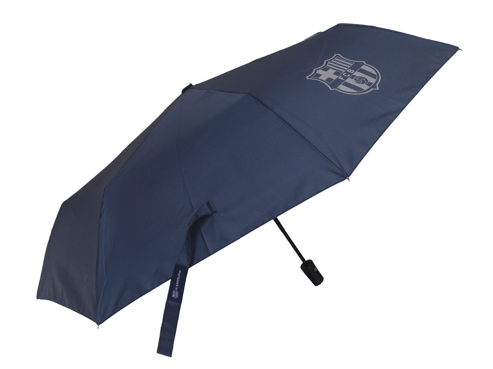 FC Barcelona Taschenregenschirm 48 cm manueller Regenschirm faltbar für Alltag Reise und unterwegs