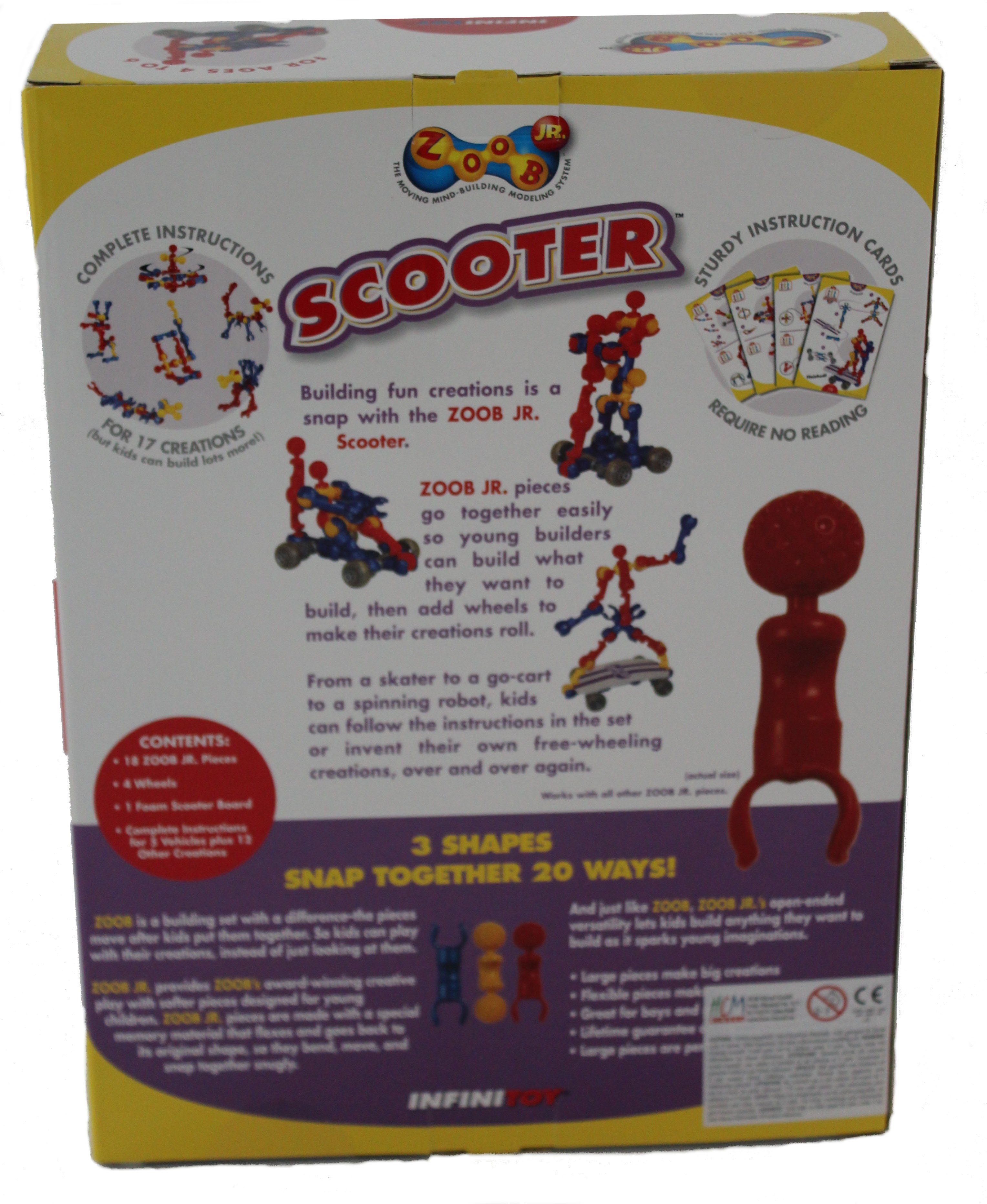 INFINITOY Lernspielzeug Scooter InfiniToys Zoob Junior Konstruktions - Lern günstig online kaufen