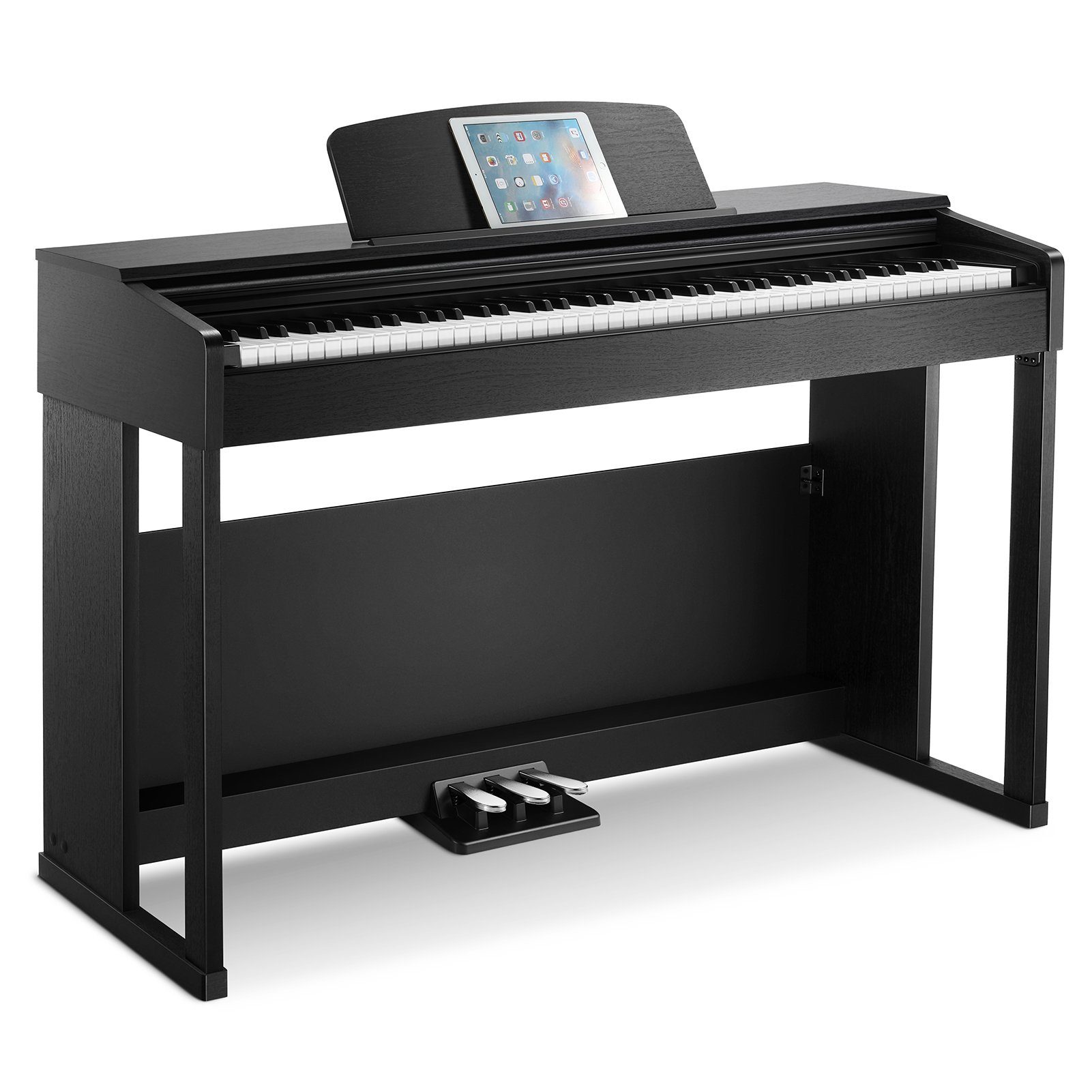 Eastar Digitalpiano E-Piano 88 Schlüssel in voller Größe Home Digital Piano  EP-150, (Sustain-Pedal, Gebrauchsanweisung, Plastik), ideal fur Piano- Einsteiger,gewichtete Tasten,Ständer