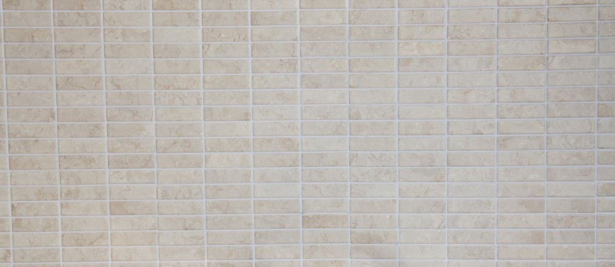 Mosani Mosaikfliesen Mosaik Fliese Keramik Steinoptik hellbeige Fliesenspiegel – Bild 2 von 5