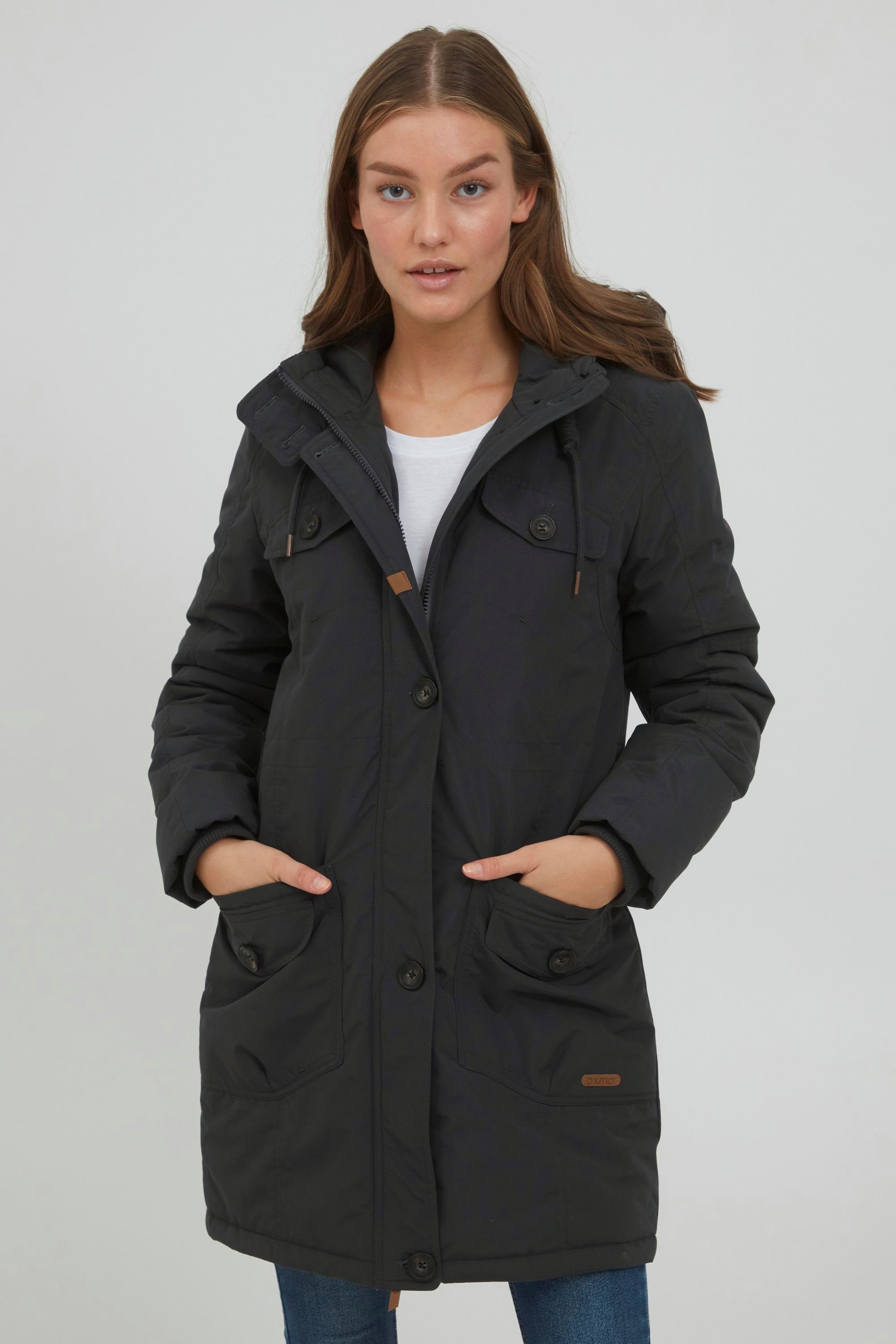 (194205) Phantom Grey OXMO Parka Parka Kapuze OXTala mit