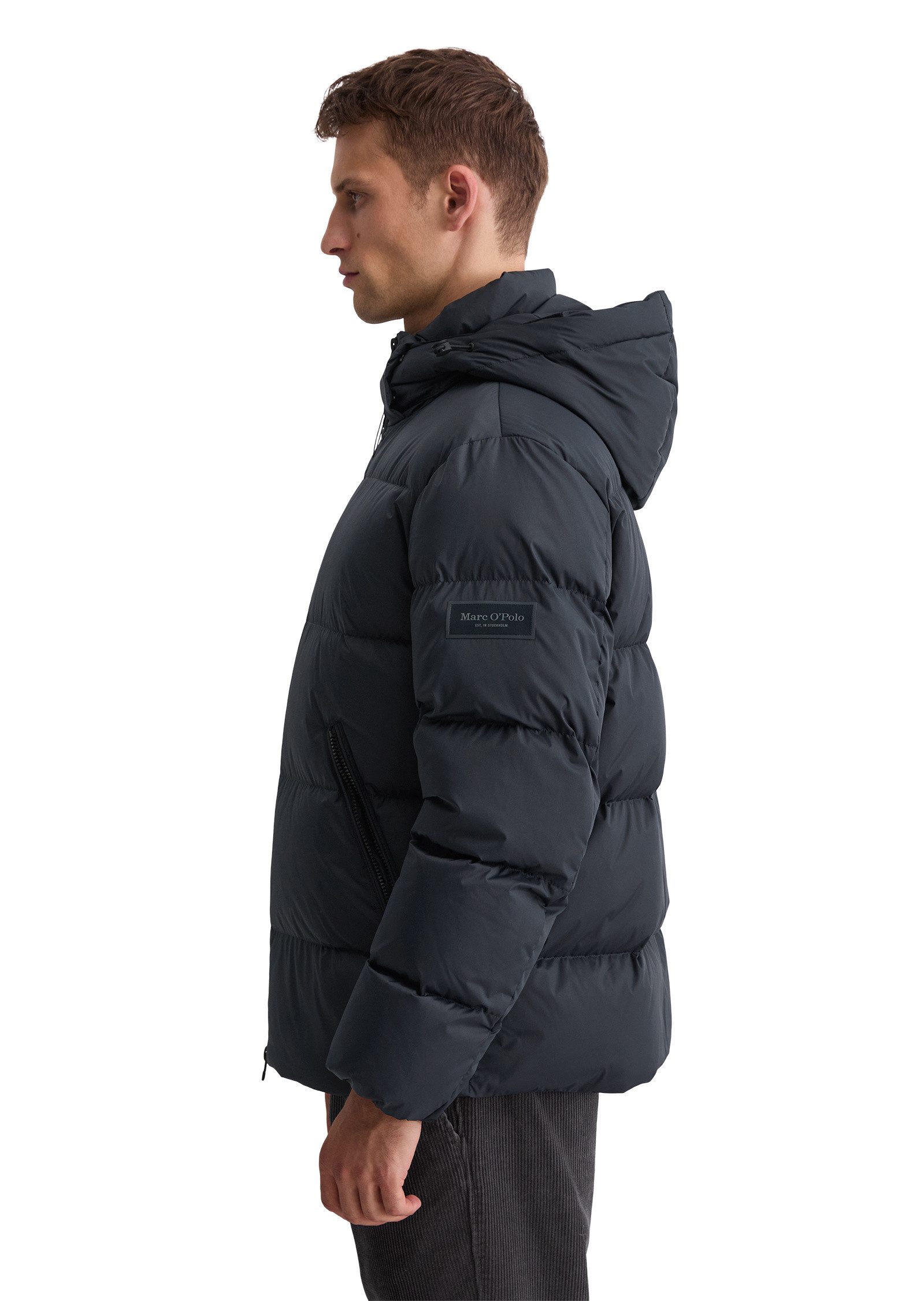Marc O'Polo Outdoorjacke mit abnehmbarer Kapuze