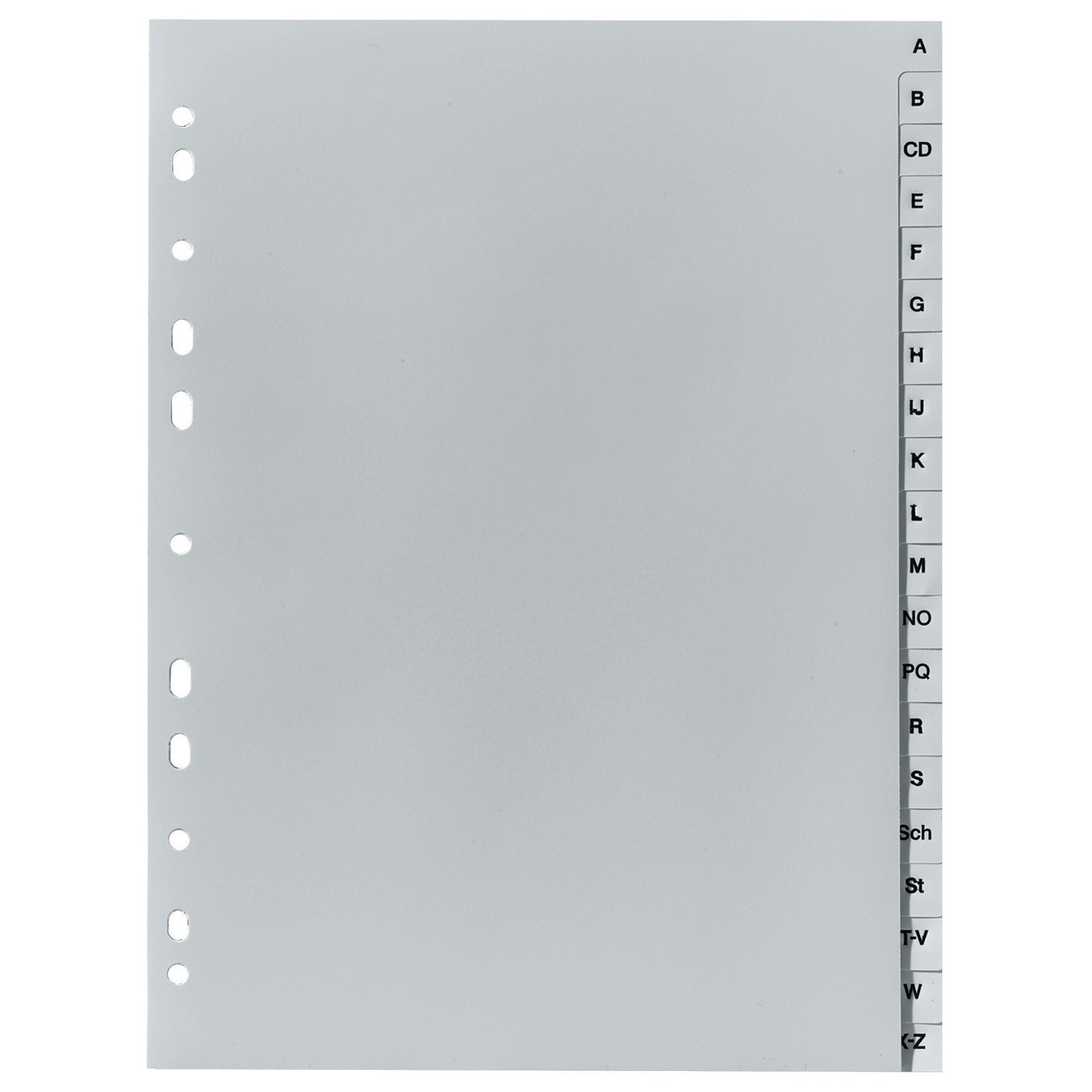 Falken Aktenordner, Register PP DIN A4 A-Z 20-teilig