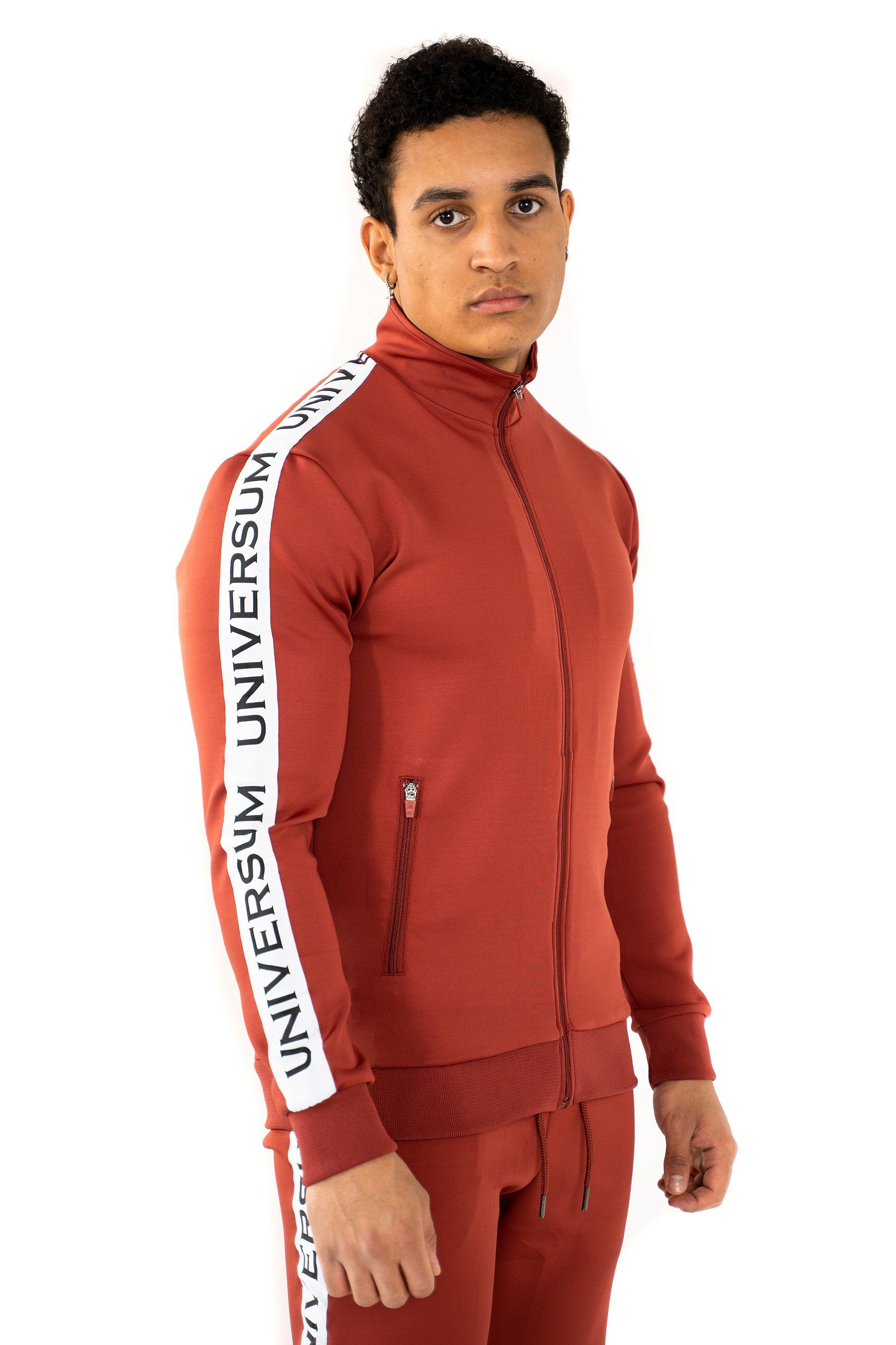 Universum Sportwear Trainingsjacke »Logo Side Stripe Hoodie« Trainingsjacke  mit Stehkragen für Sport, Fitness und Freizeit online kaufen | OTTO