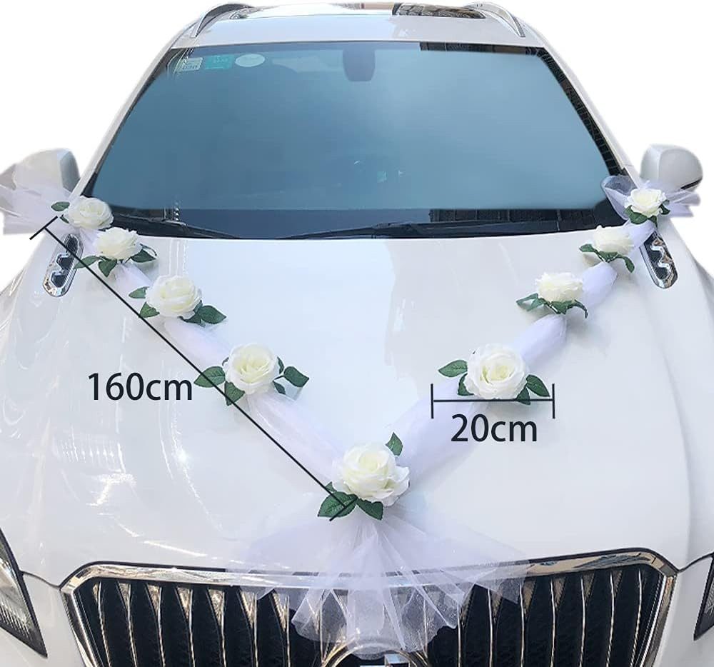 Kunstblumenstrauß Autoschmuck Hochzeit Autodeko, Coonoor günstig online kaufen