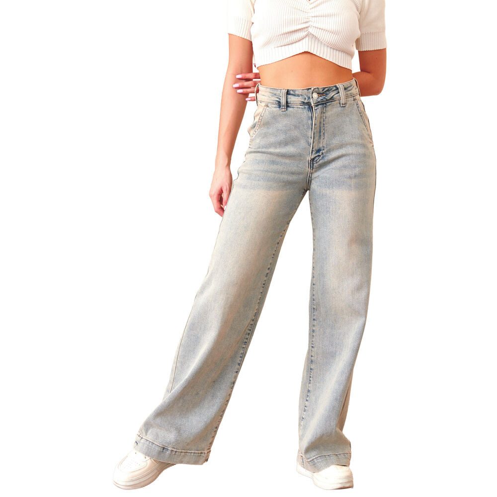 Dad-Jeans Trendiger, weiter Damen-Jeans in hochwertigem Denim