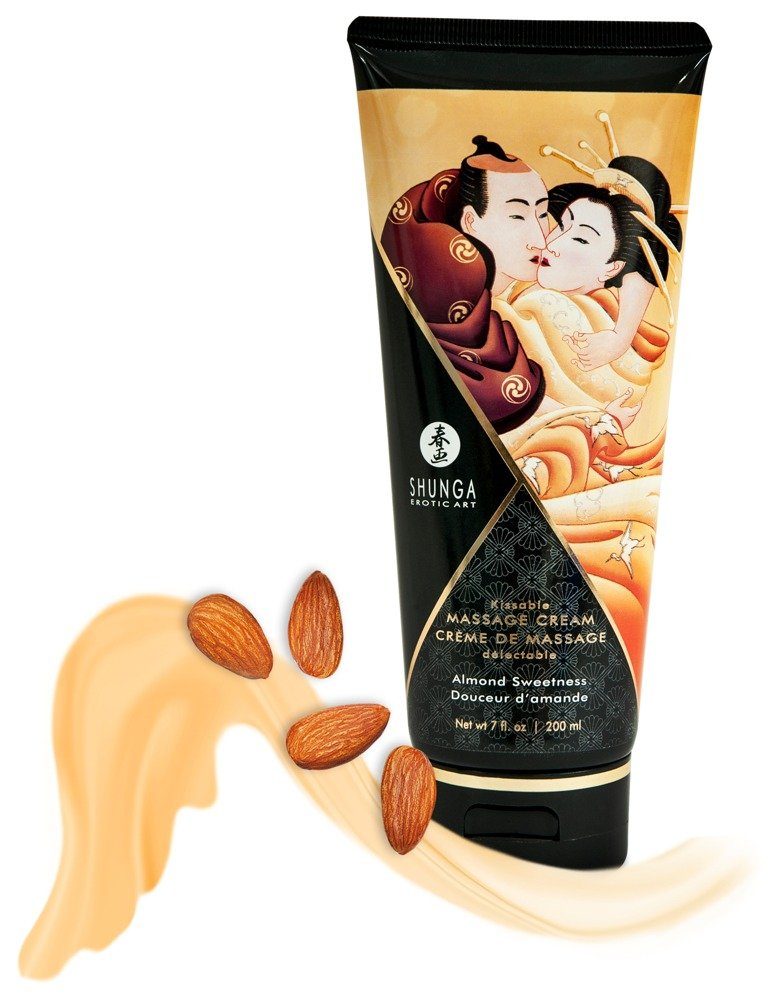 Massagen sinnliche Cream SHUNGA für Almond 200 ml, Massage Massageöl Shunga -