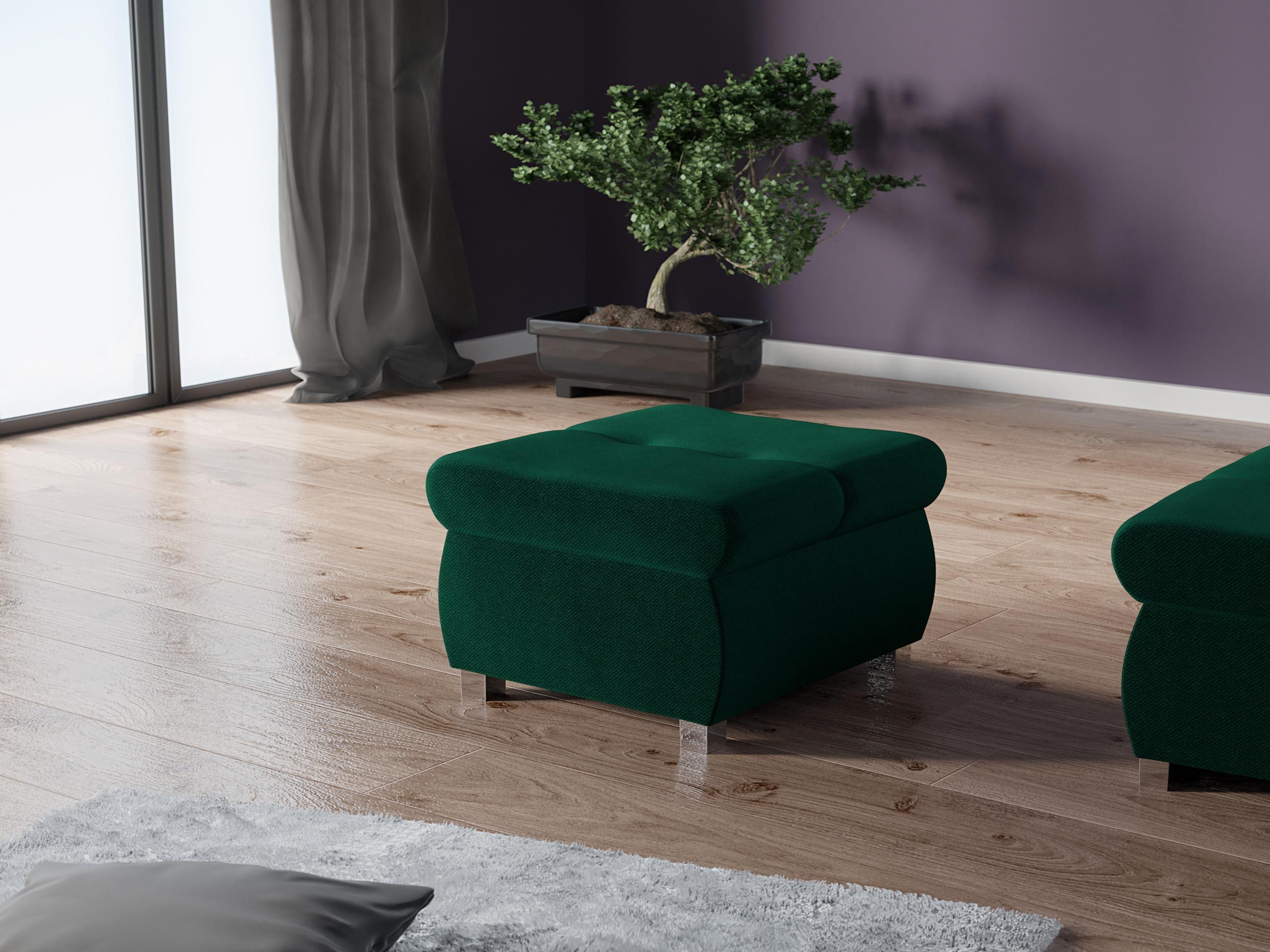 MIRJAN24 Polsterhocker Orkan Klein, Holzkonstruktion, 60x60x39 günstig online kaufen