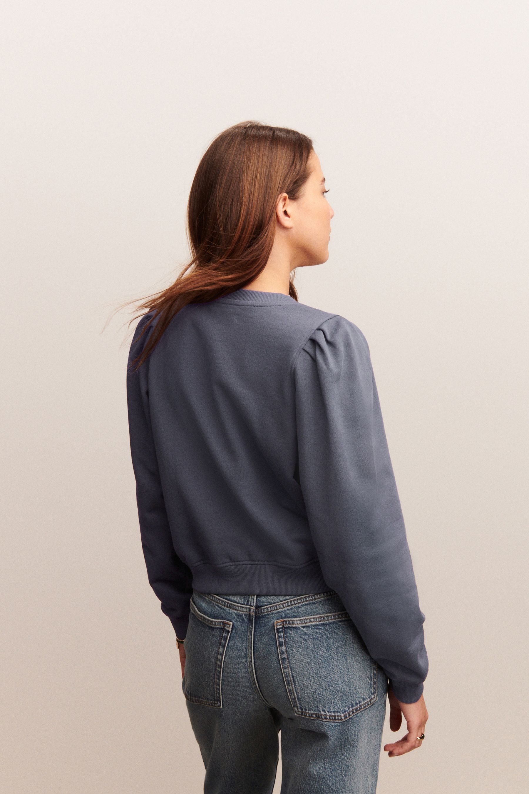 Next Sweater Langärmeliges Sweatshirt mit Henleykragen (1-tlg) günstig online kaufen