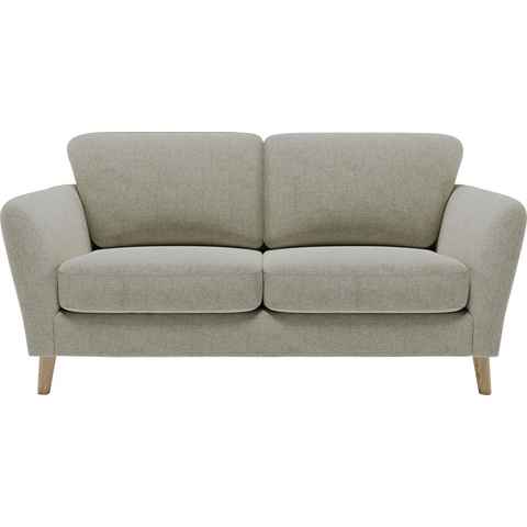 Home affaire 2-Sitzer MARSEILLE Sofa 170 cm, mit Massivholzbeinen aus Eiche, verschiedene Bezüge und Farbvarianten