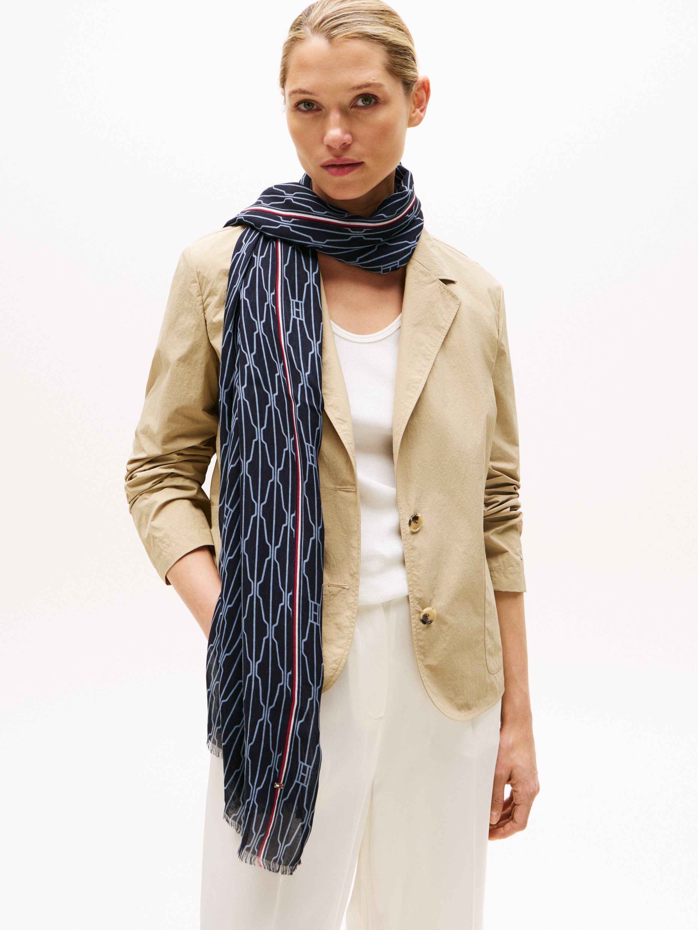 Tommy Hilfiger Modeschal ESSENTIAL FLAG SCARF günstig online kaufen