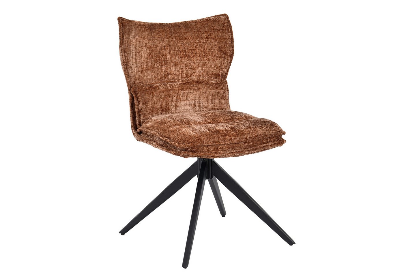 Duhome Esszimmerstuhl (8657A3), 360° Drehbar, Automatischer Rückstellfunktion, Chenille