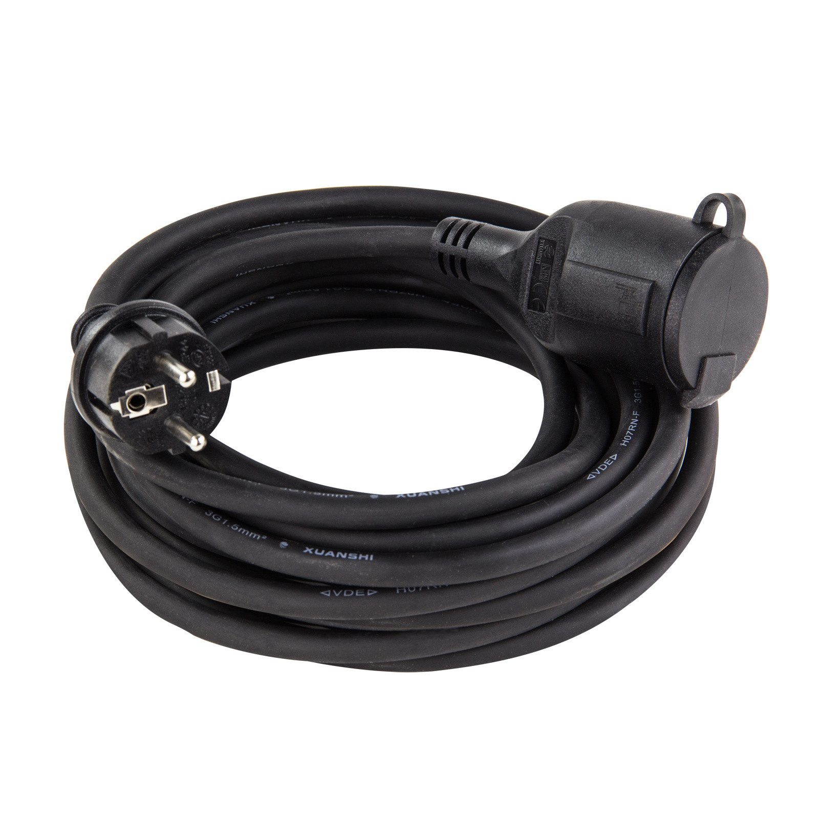 DEMA 10m Verlängerungskabel H07RN-F 3x1,5mm² Verlängerungskabel