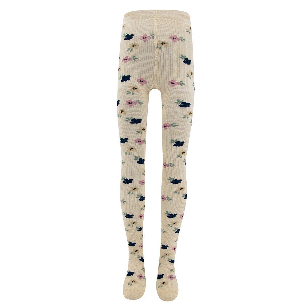 Ewers Strumpfhose Strumpfhose 2er Pack Blümchen (2 St. 2er-Set) 65% Baumwolle, 32% Polyamid, 3% Elasthan