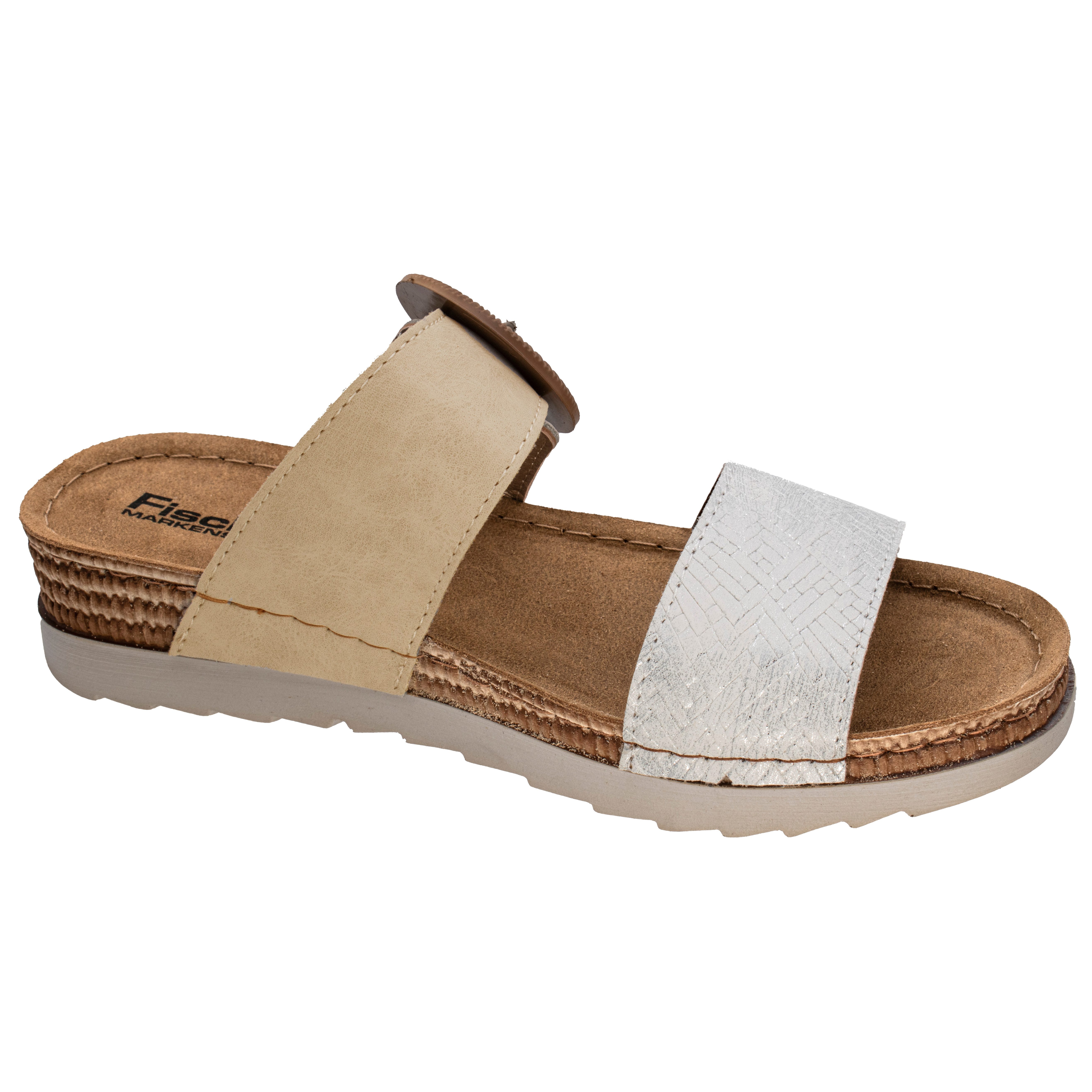 Fischer-Markenschuh Ina Pantolette aus Nappalino, mit günstig online kaufen