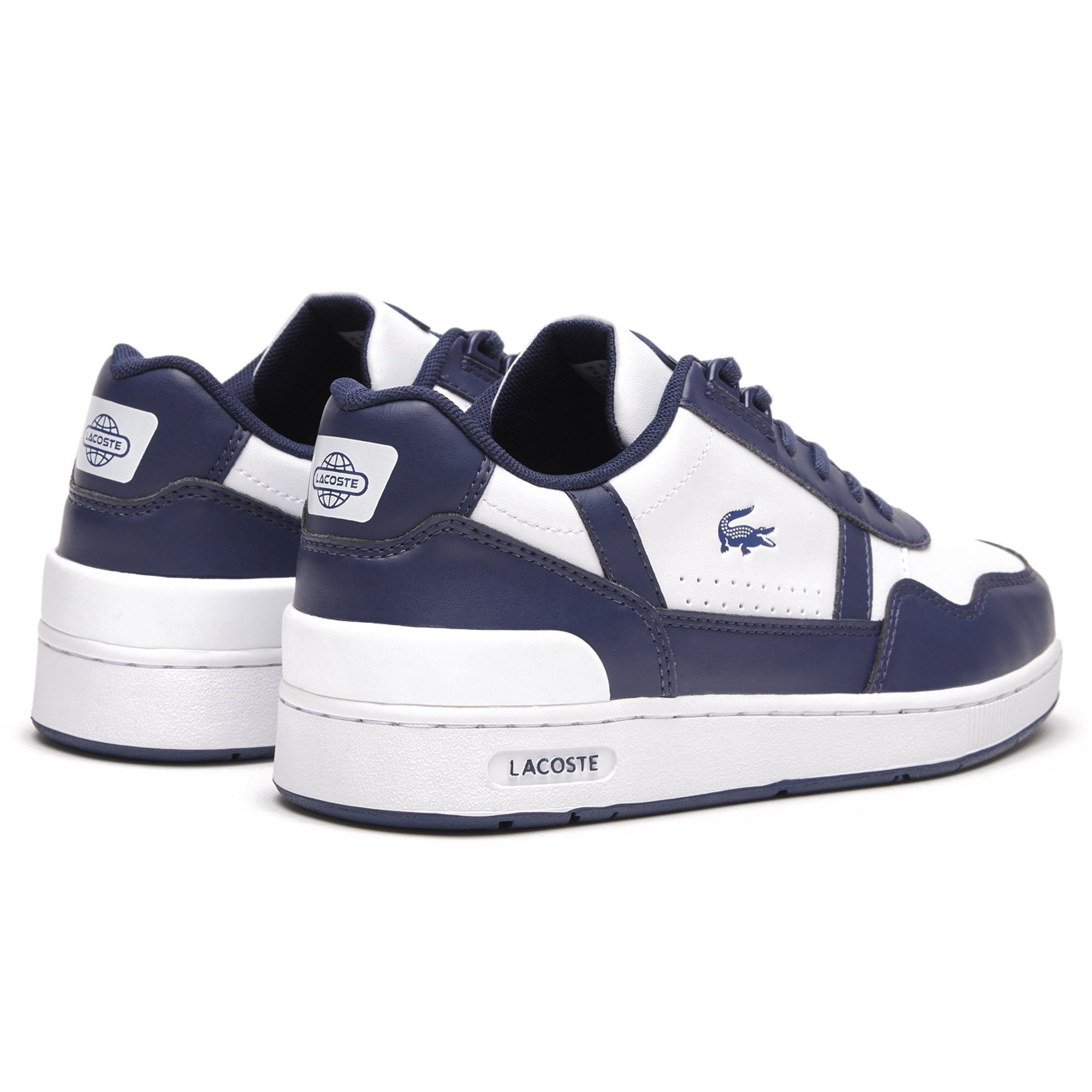 Lacoste Kinder Sneaker - Junior-Sneakers WEISS/MARINEBLAU T-CLIP, (042) Bicolor, Sneaker