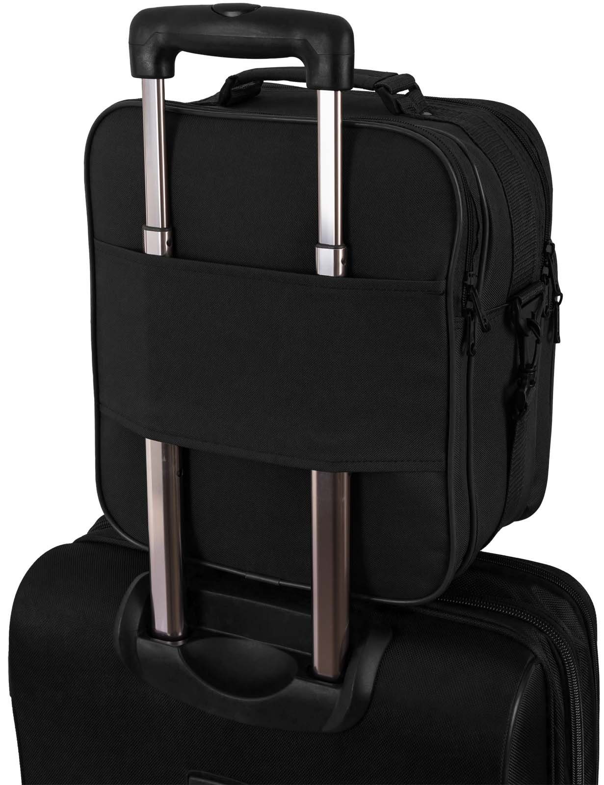 EAAKIE Umhängetasche EAAKIE Umhängetasche Arbeitstasche Flugbegleiter Herrentasche Schwarz