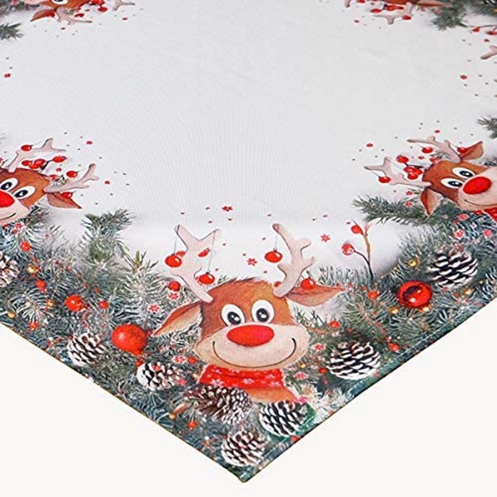 Edle Organza-Tischdecke In Gold – 80x80 Cm, Ideal Für Weihnachten, Hochzeit Oder Festliche Anlässe