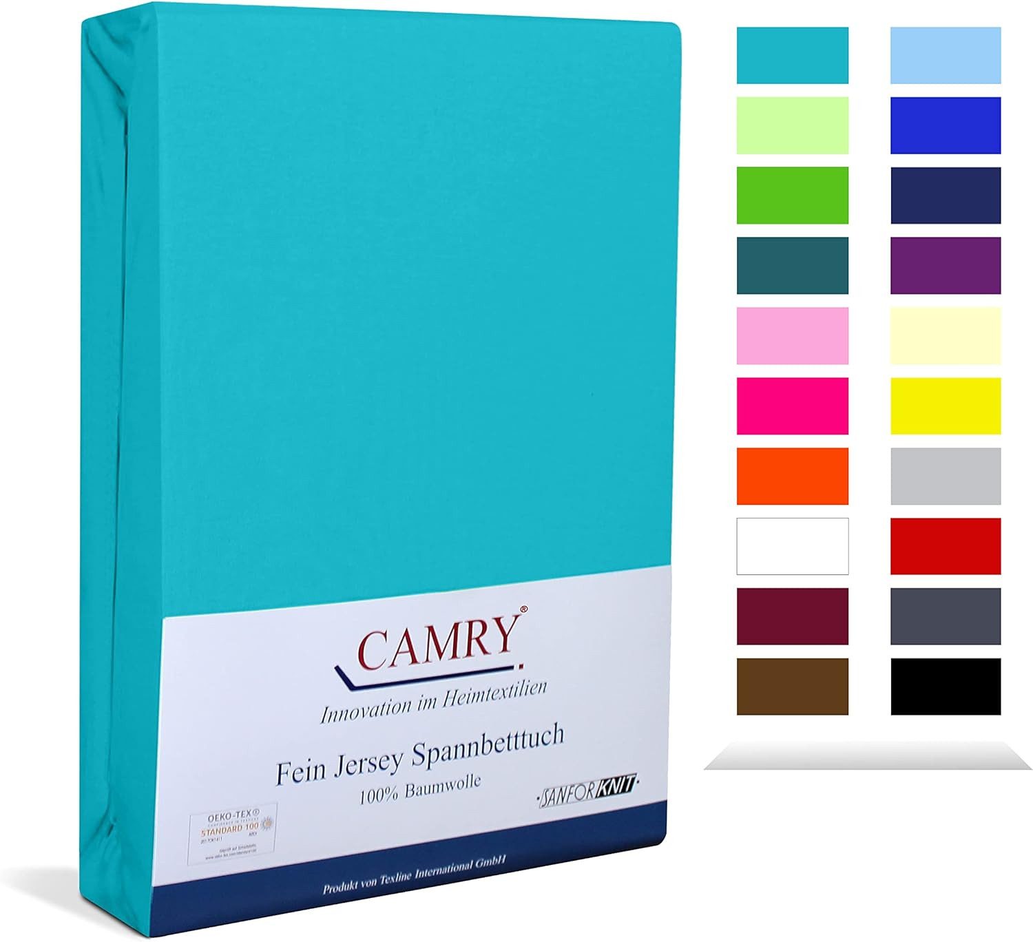 Camry Spannbettlaken CLASSIC, Jersey Baumwolle, Gummizug: rundum, viele Far günstig online kaufen