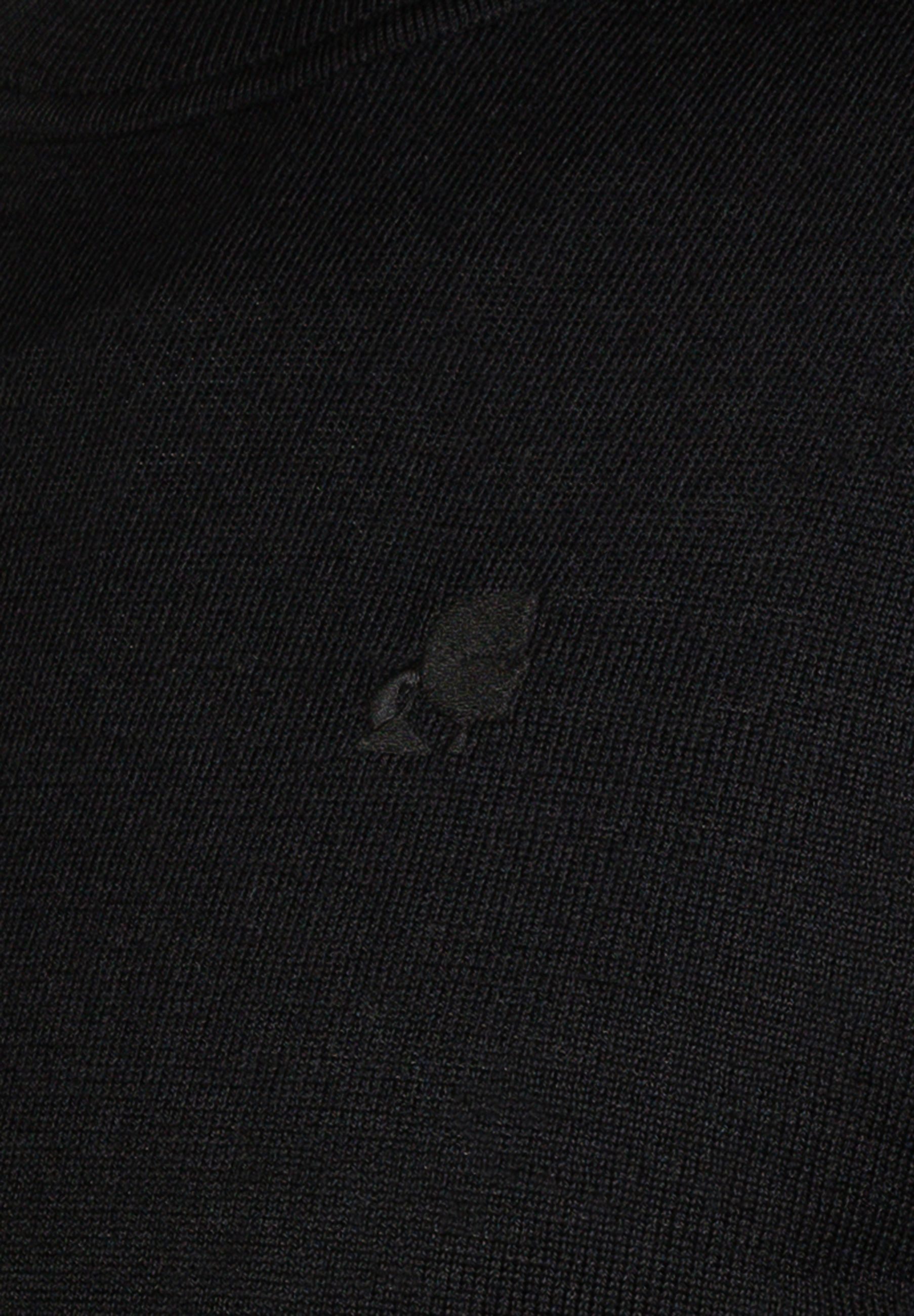 LAGERFELD Strickpullover mit gesticktem Logo (1-tlg)