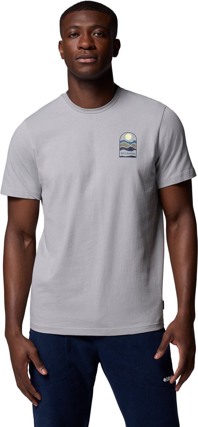 Columbia Funktionsshirt Explorers Canyon Back SS Tee COLUMBIA GREY, GET HIKED