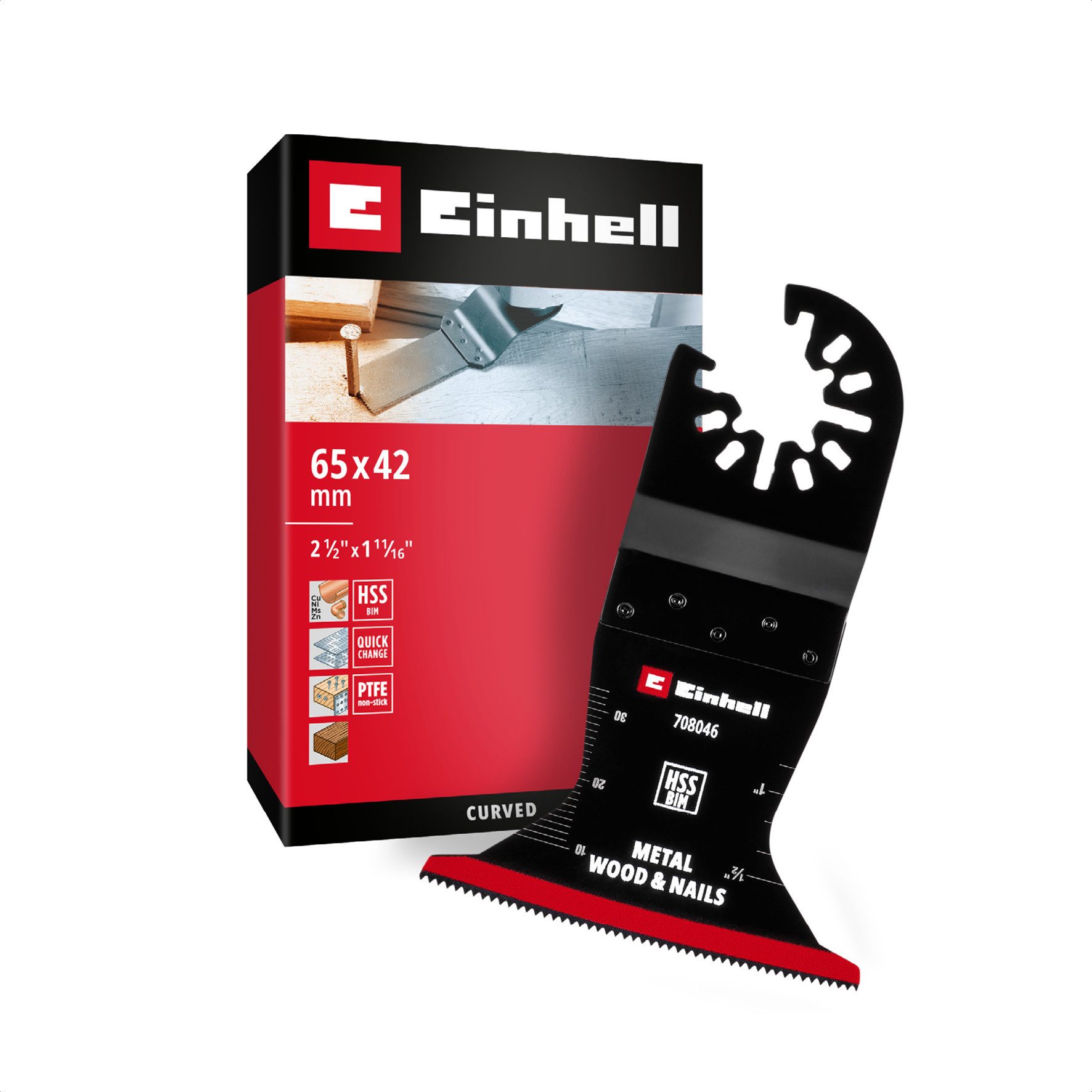 Einhell Sägeblatt Original Einhell Tauchsägeblatt aus Bi-Metall für Metall- und Holzbear, Original Einhell Tauchsägeblatt aus Bi-Metall für Metall- und Holzbear