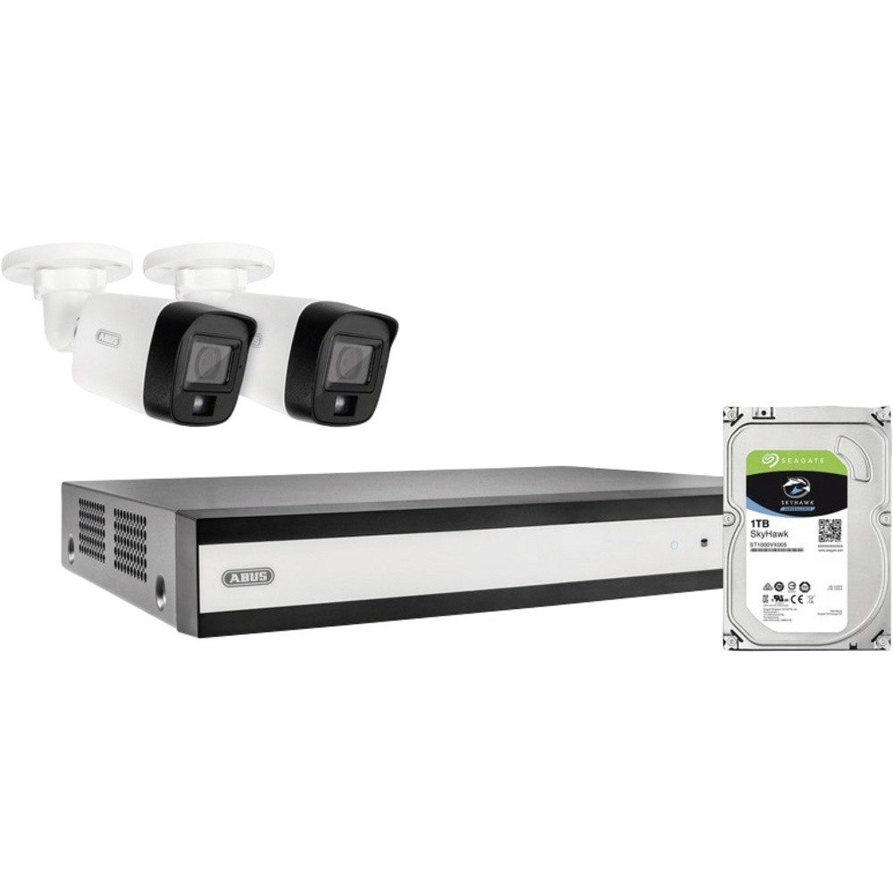 ABUS Überwachungskamera ABUS TVVR33623T Kabelgebunden IP-Überwachungs-Set 1920 x 1080 Pixel