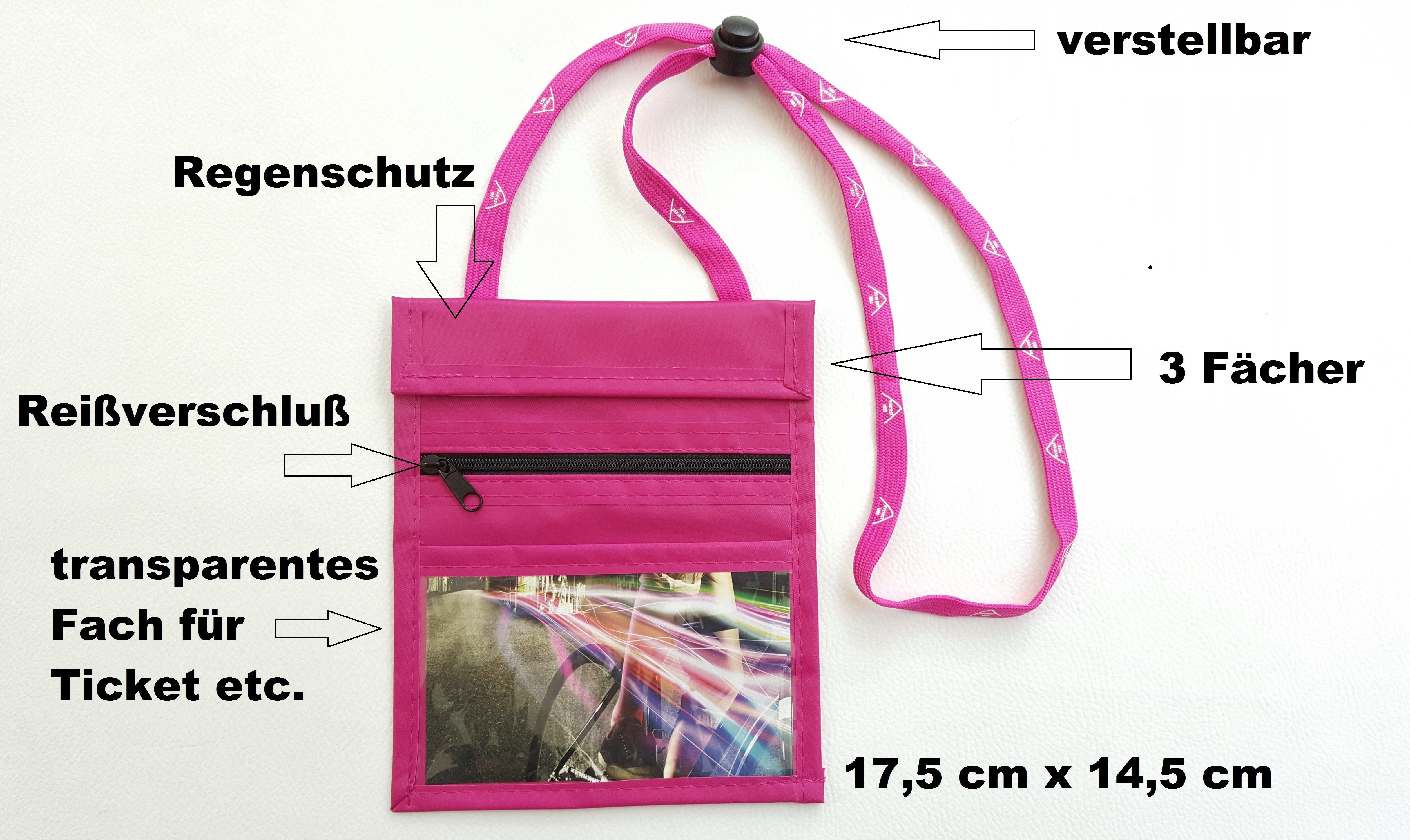 everest 1953 Brustbeutel everest 1953 Brustbeutel Sichtfenster Brustsafe Brusttasche Outdoor, verstellbare Umhängschnur, faltbar, unverwüstlich – Bild 5 von 5