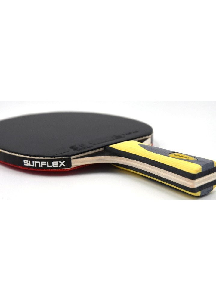 Sunflex Tischtennisschläger Strike C35 - mit 2,0mm Schwamm und Taipan-Belag, ITTF zugelassen