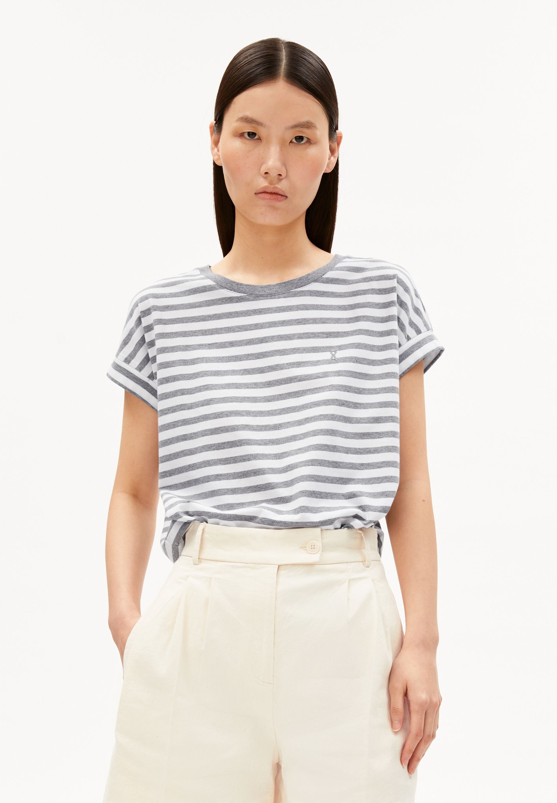 Armedangels T-Shirt IDAARA STRIPES T-Shirt aus Bio-Baumwolle Loose Fit günstig online kaufen